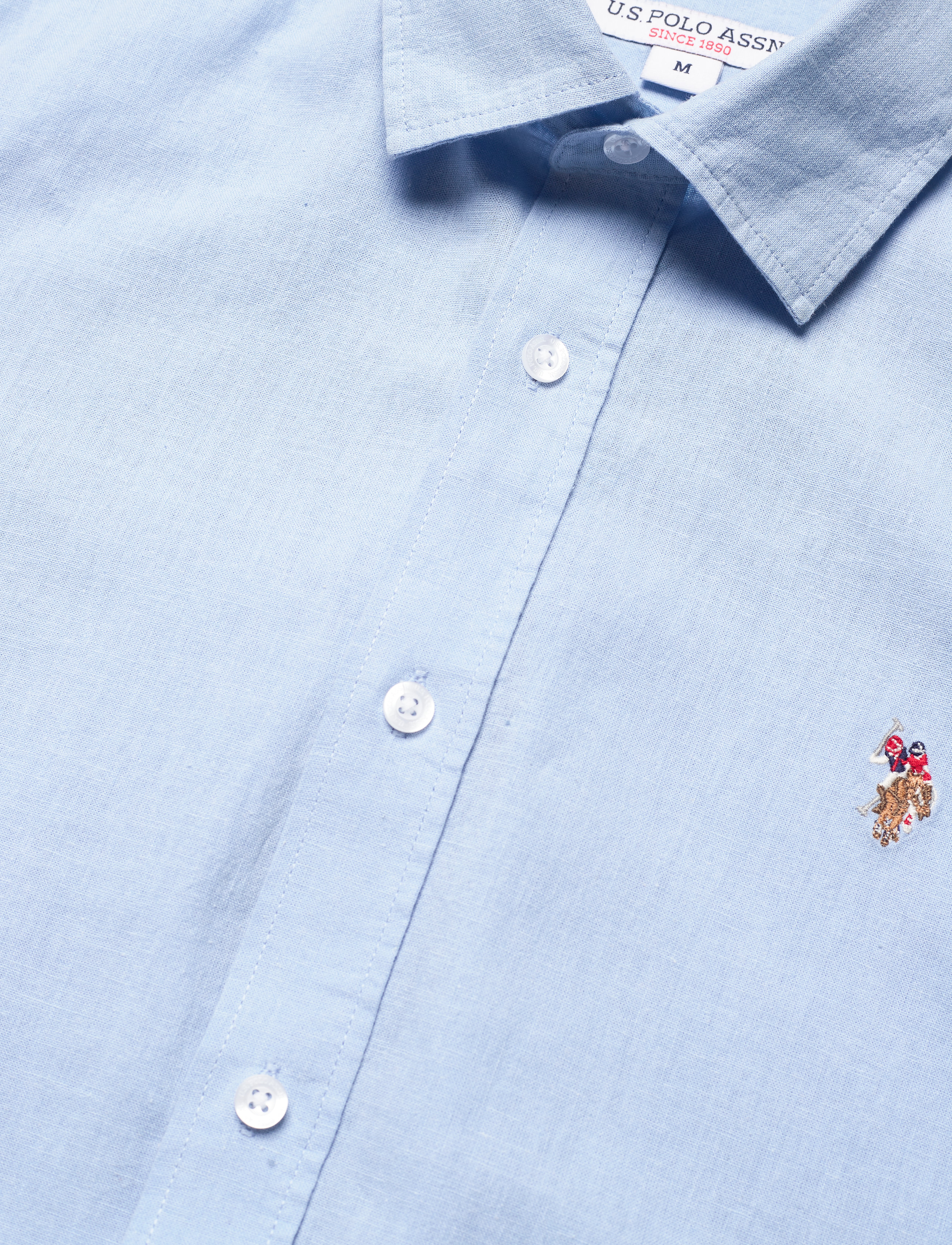 U.S. Polo Assn. - USPA Shirt Bolt Men - linneskjortor - placid blue - 3