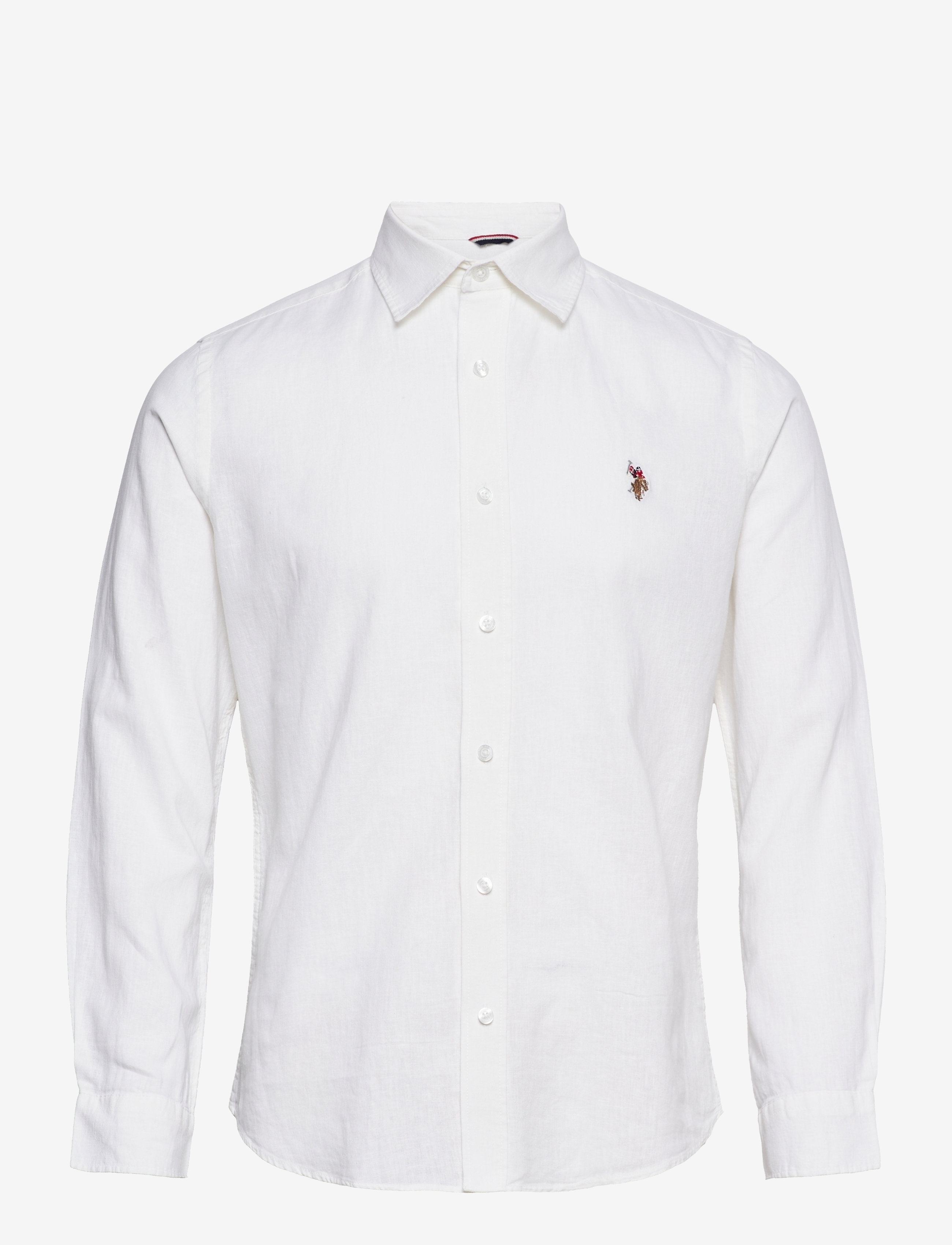 U.S. Polo Assn. - USPA Shirt Bolt Men - hørskjorter - white - 0