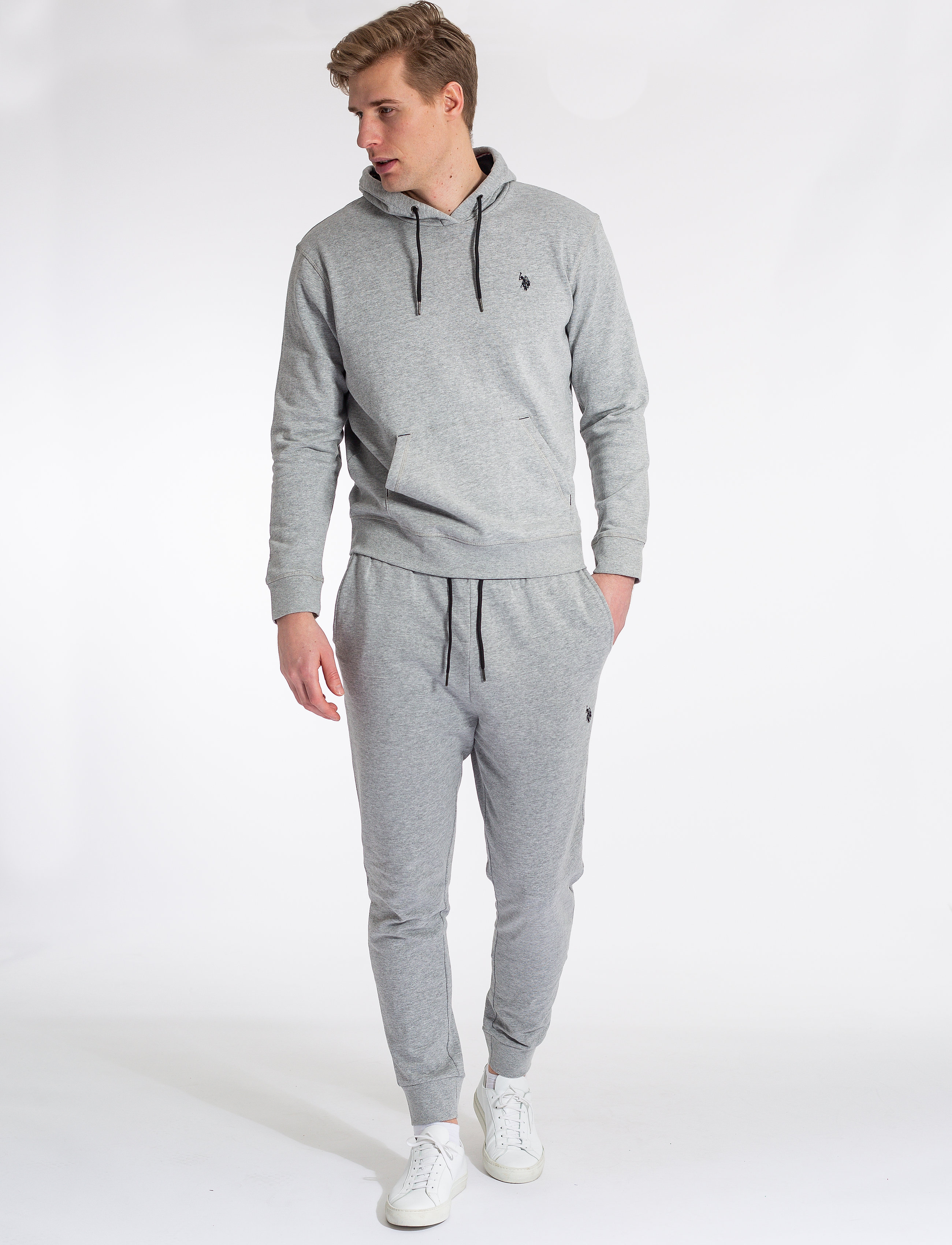 U.S. Polo Assn. - USPA Sweatshirt Brayden Men - sweatshirts - grey melange - 4
