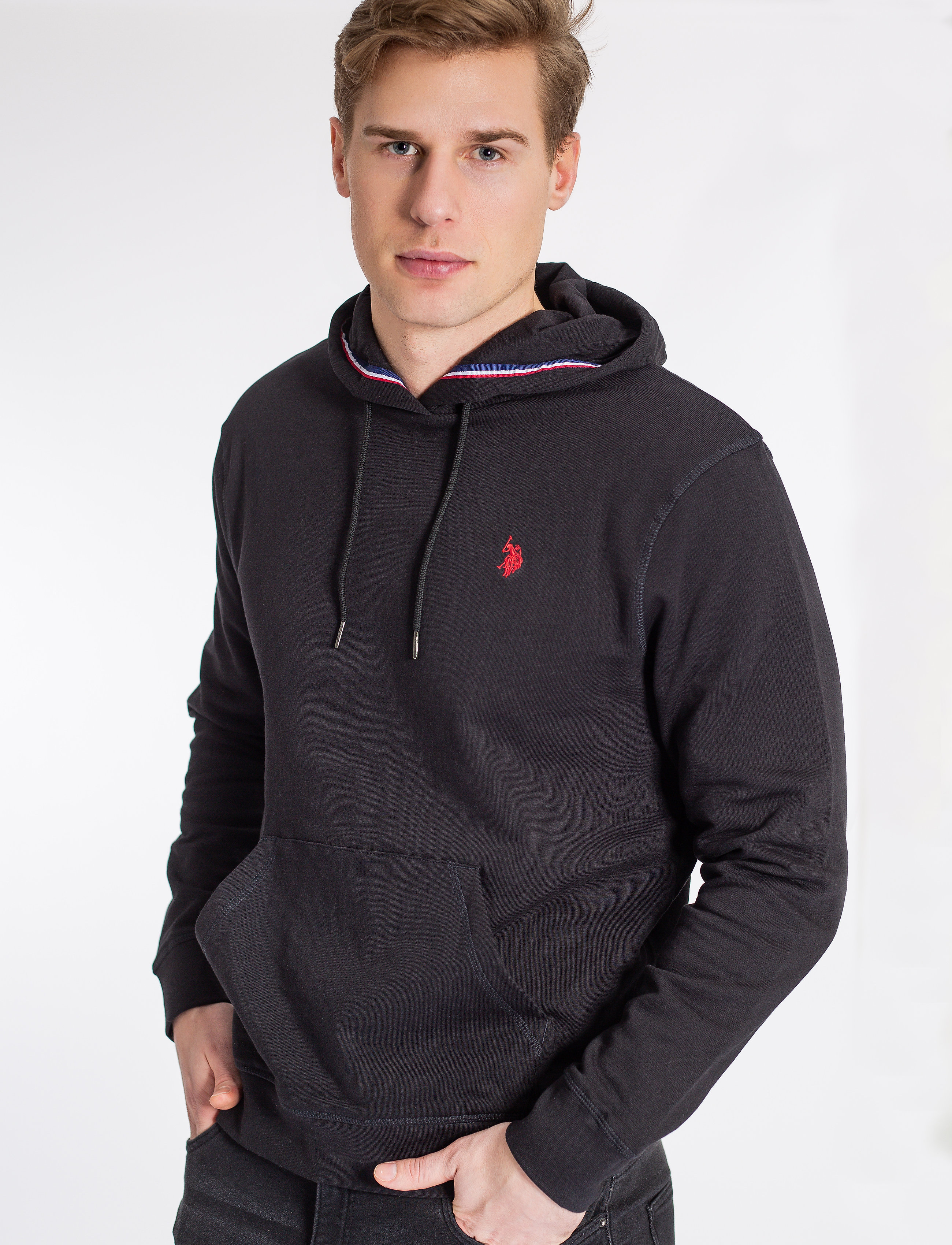 U.S. Polo Assn. Uspa Sweatshirt Brayden Men, XL, Sweatshirts & Hoodies, Schwarz - Männerswear
