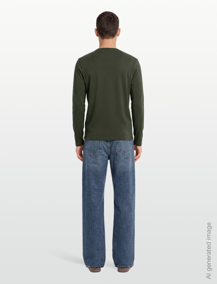 U.S. Polo Assn. - USPA T-Shirt LS Brolin Men - långärmade t-shirts - 19-0414tcx forest night - 4