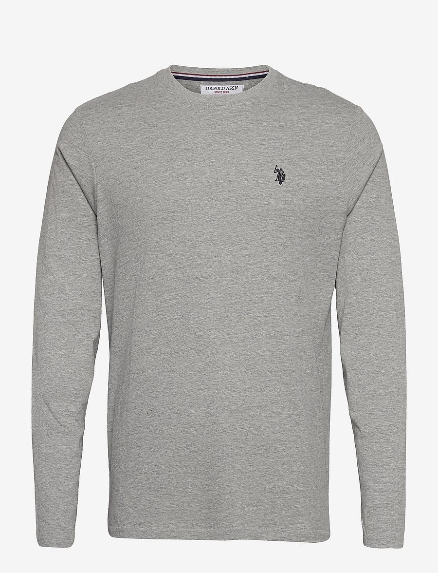 U.S. Polo Assn. - USPA T-Shirt LS Brolin Men - langärmelige t-shirts - grey melange - 0