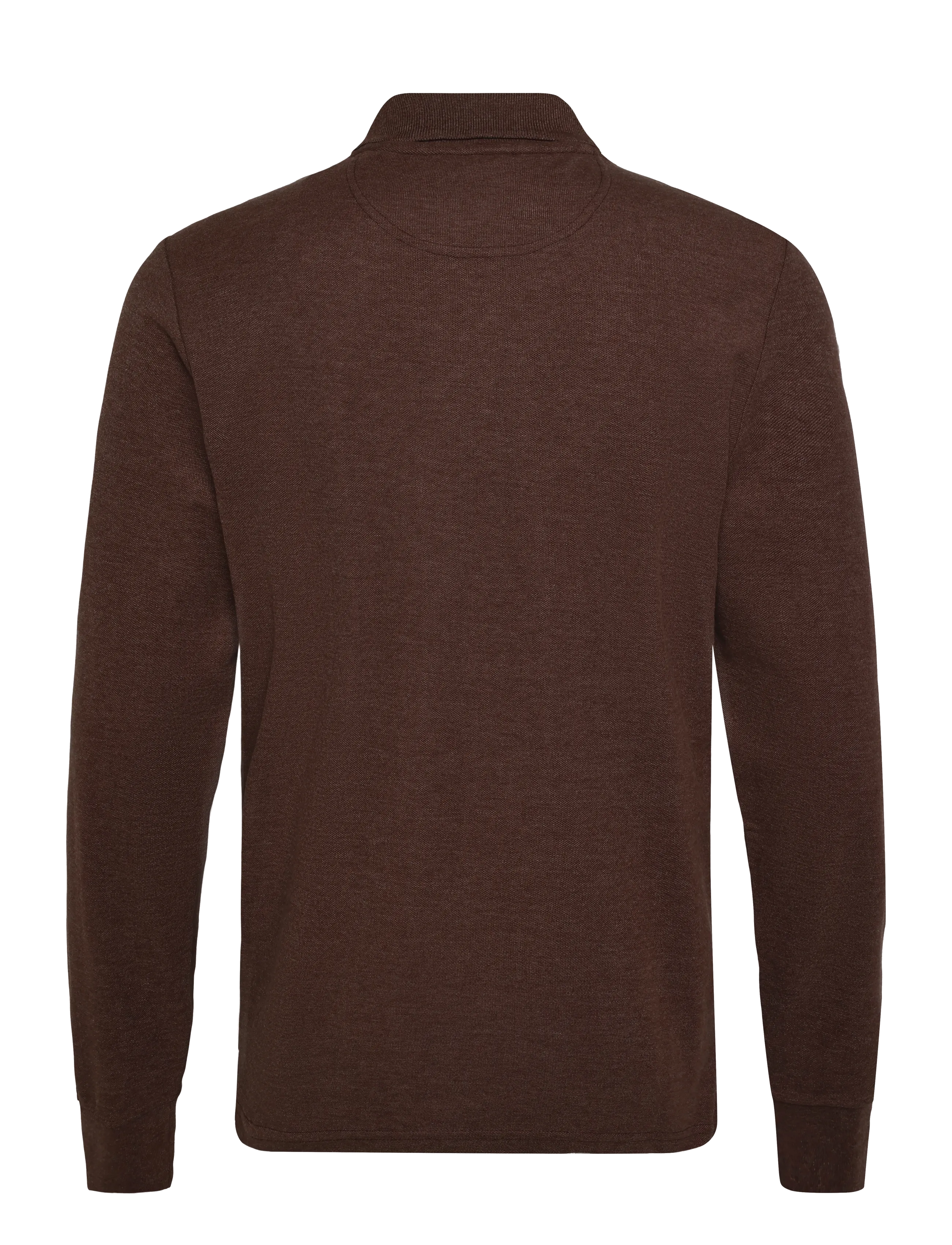U.S. Polo Assn. - USPA Polo LS Brett Men - långärmade pikéer - chestnut melange - 1