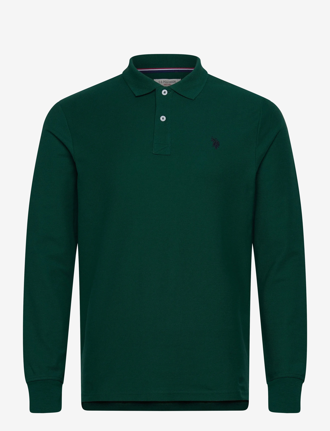 U.S. Polo Assn. - USPA Polo LS Brett Men - langærmede poloer - rain forest - 0