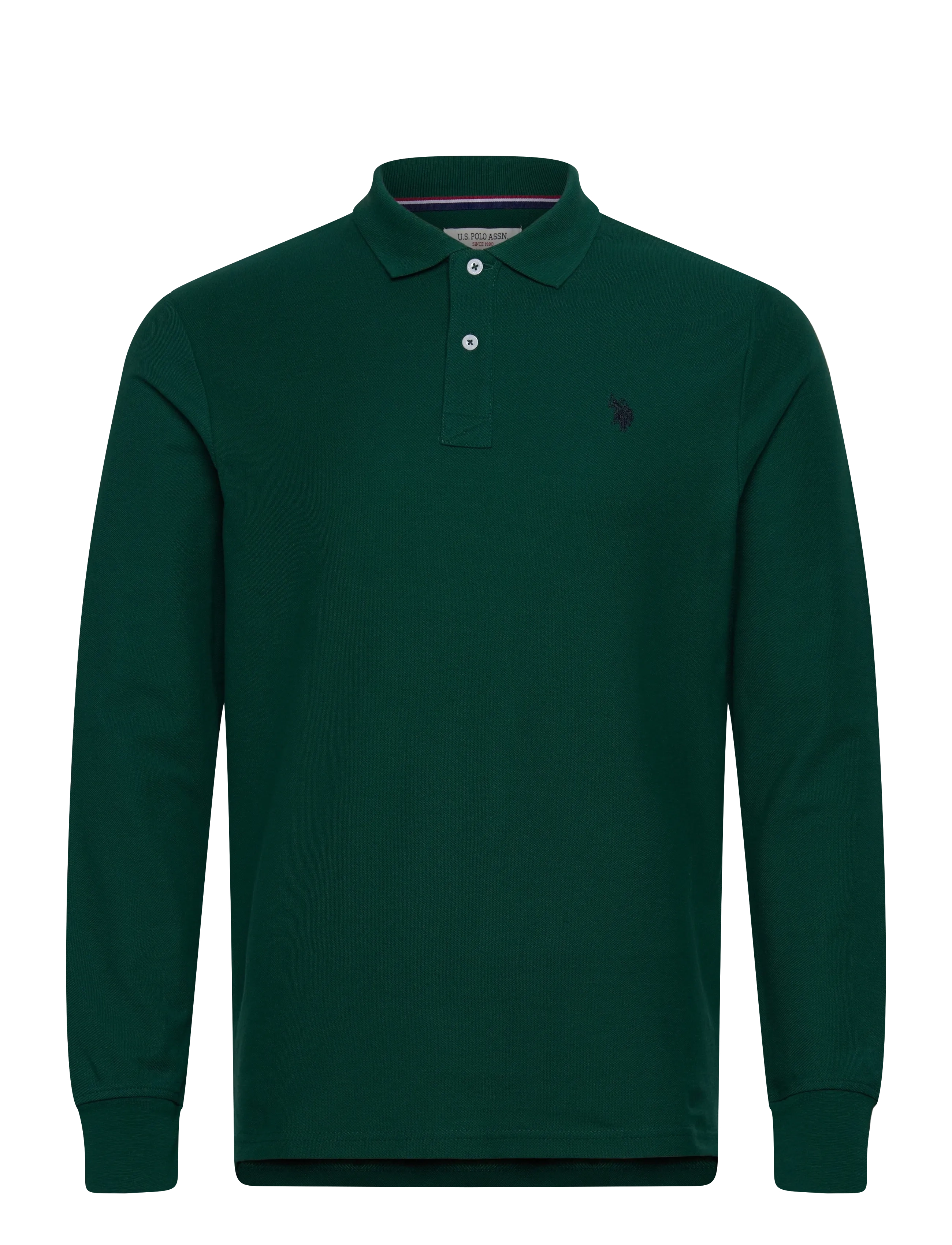 USPA Polo LS Brett Men - RAIN FOREST