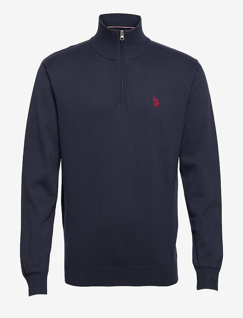 U.S. Polo Assn. - USPA Knit Brison Men - tõmblukk-kaelusega džemprid - dark sapphire - 1