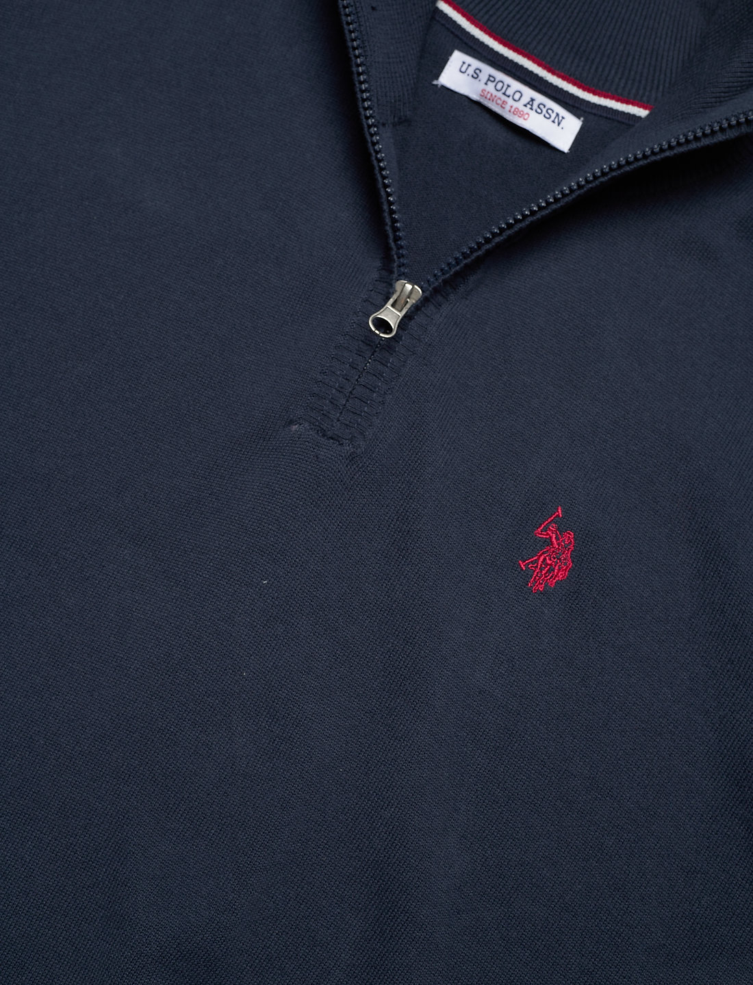 U.S. Polo Assn. - Brison Knit - halfzip strik - dark sapphire - 4