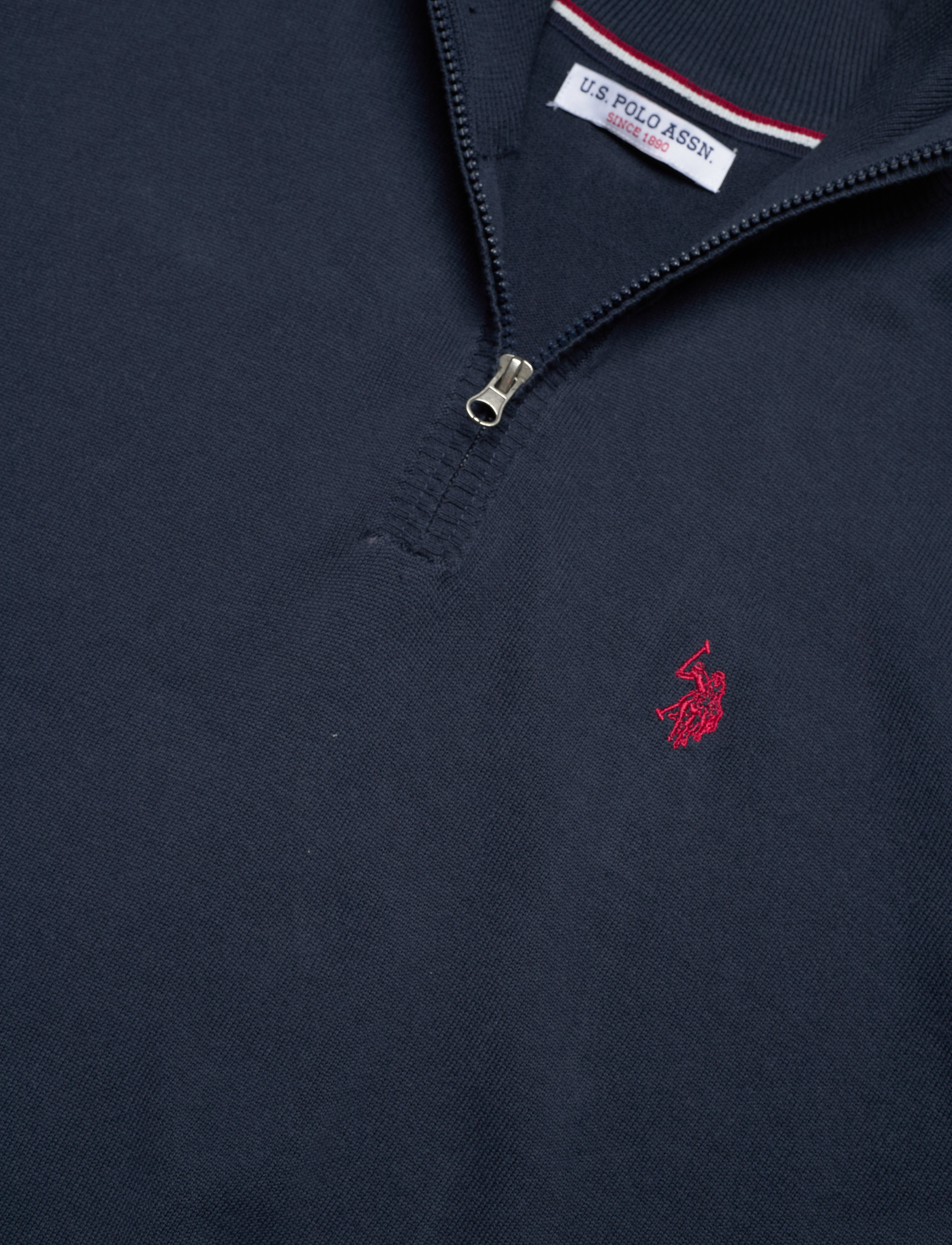 U.S. Polo Assn. - USPA Knit Brison Men - pullover mit halbem reißverschluss - dark sapphire - 4