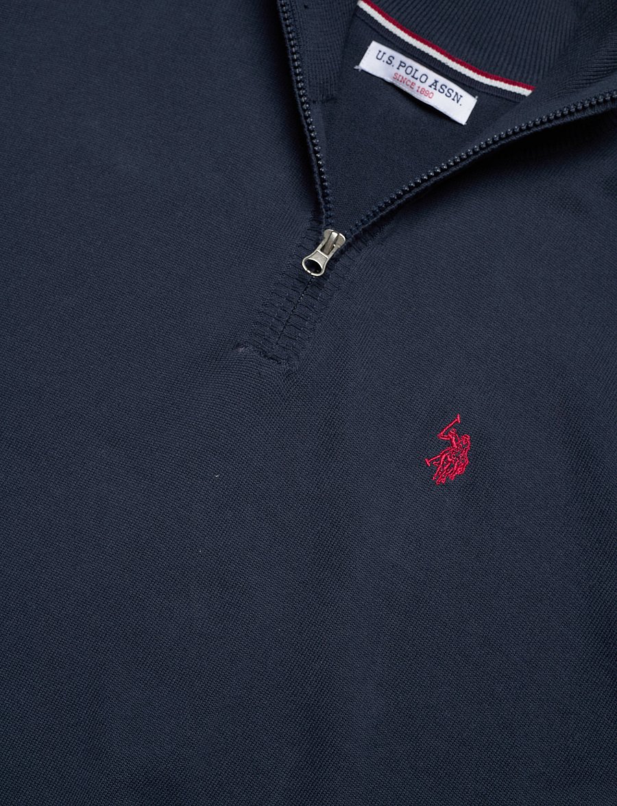 U.S. Polo Assn. - USPA Knit Brison Men - pullover mit halbem reißverschluss - dark sapphire - 4