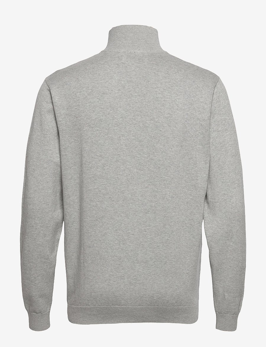 U.S. Polo Assn. - USPA Knit Brison Men - halfzip strik - grey melange - 2