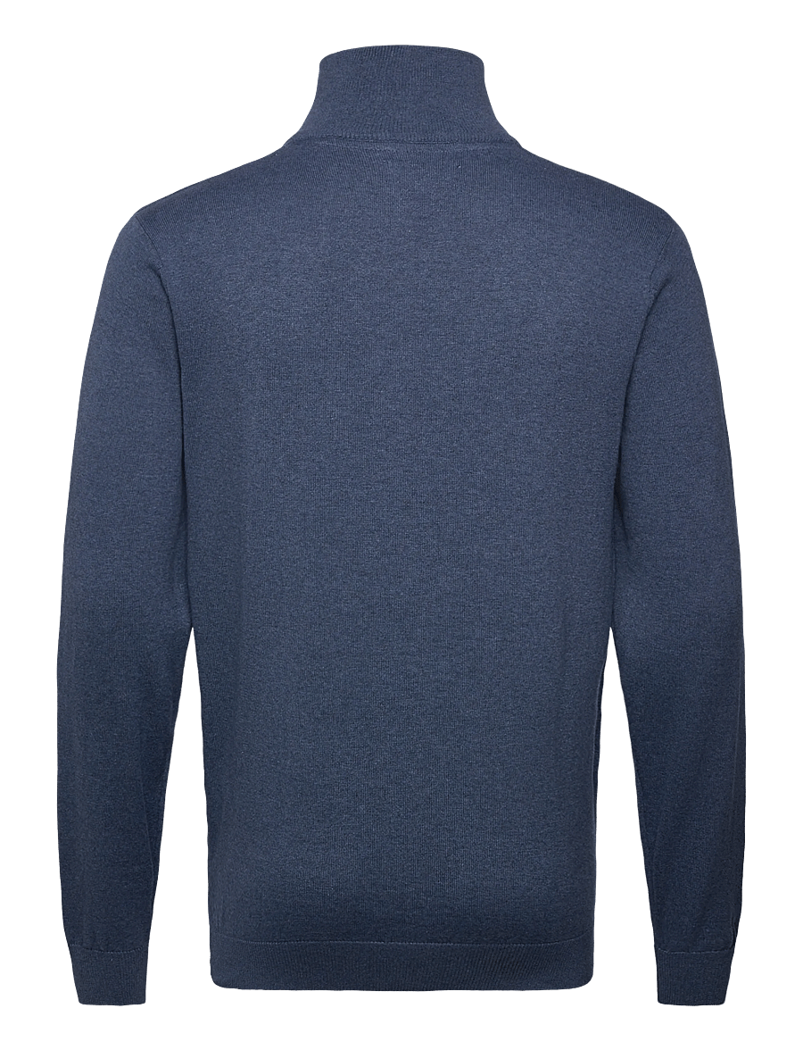 U.S. Polo Assn. - USPA Knit Brison Men - halfzip strik - vintage indigo melange - 1