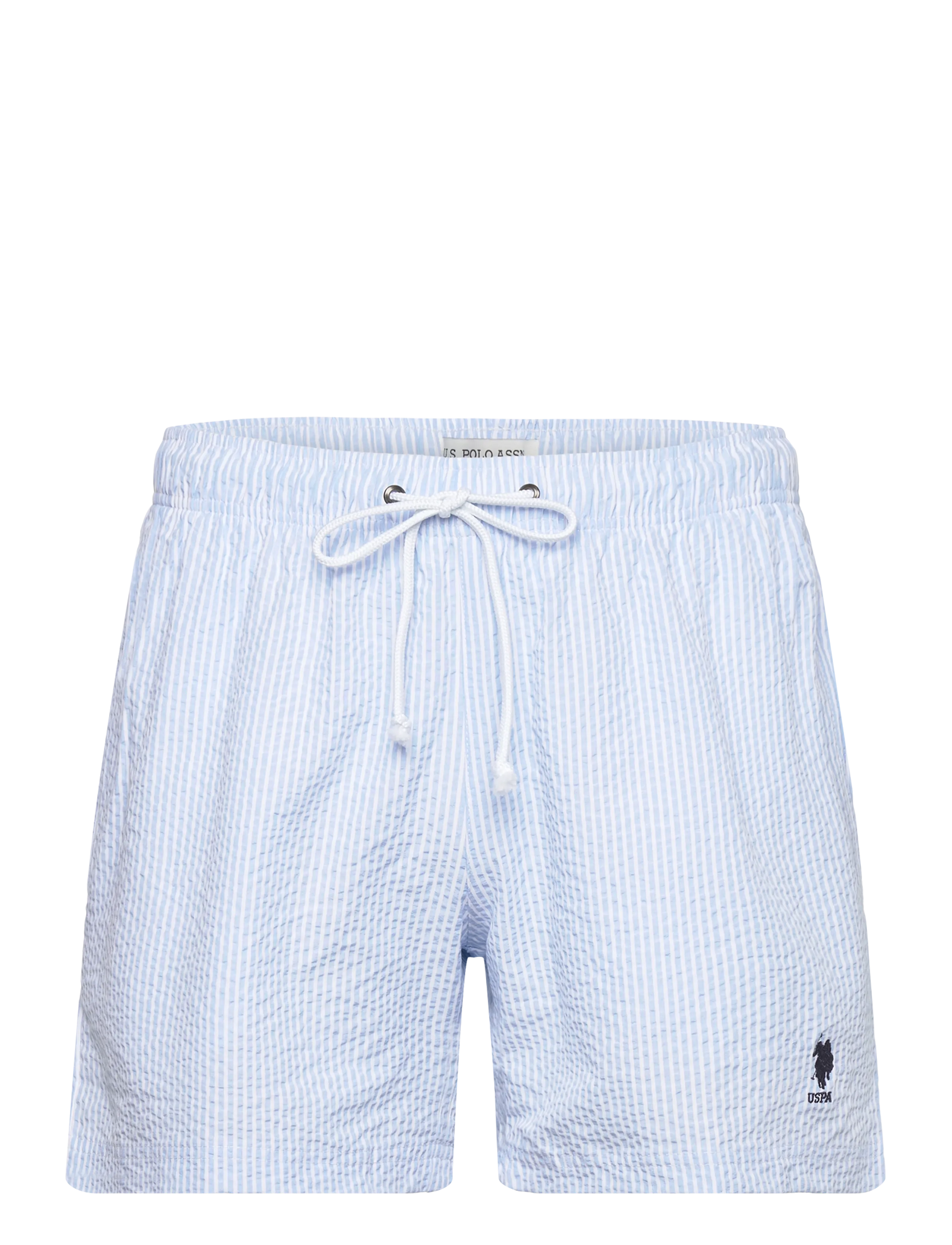 U.S. Polo Assn. USPA SwimShorts Briggs Men - Tøj - PLACID BLUE / white