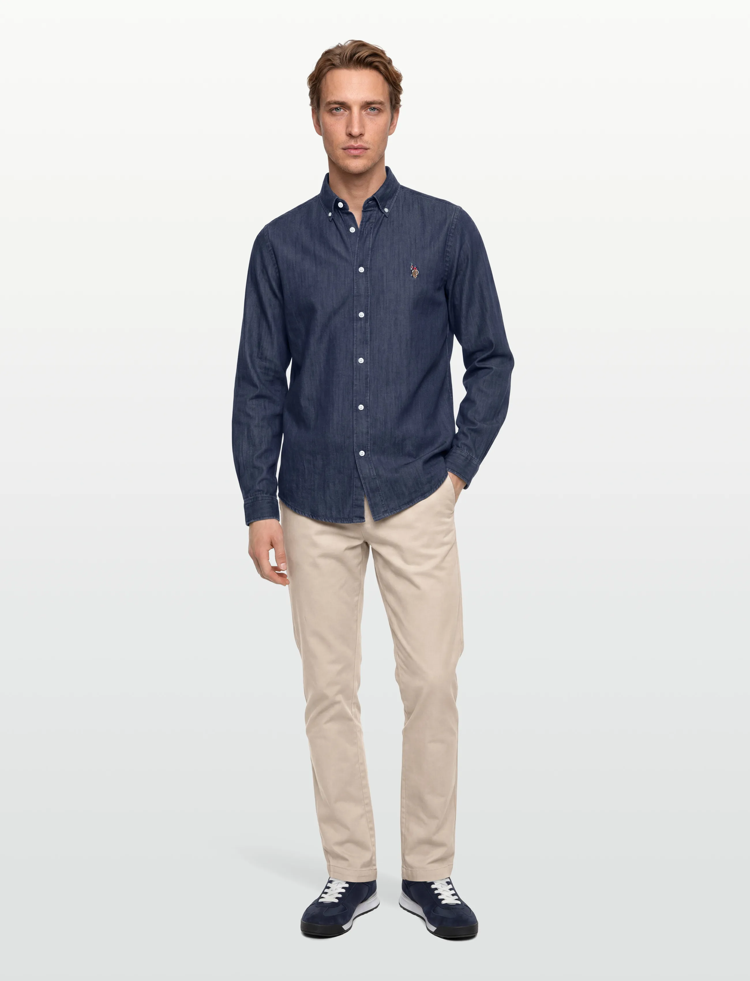 U.S. Polo Assn. USPA Shirt Craig Men - Vis alt - DARK BLUE / navy
