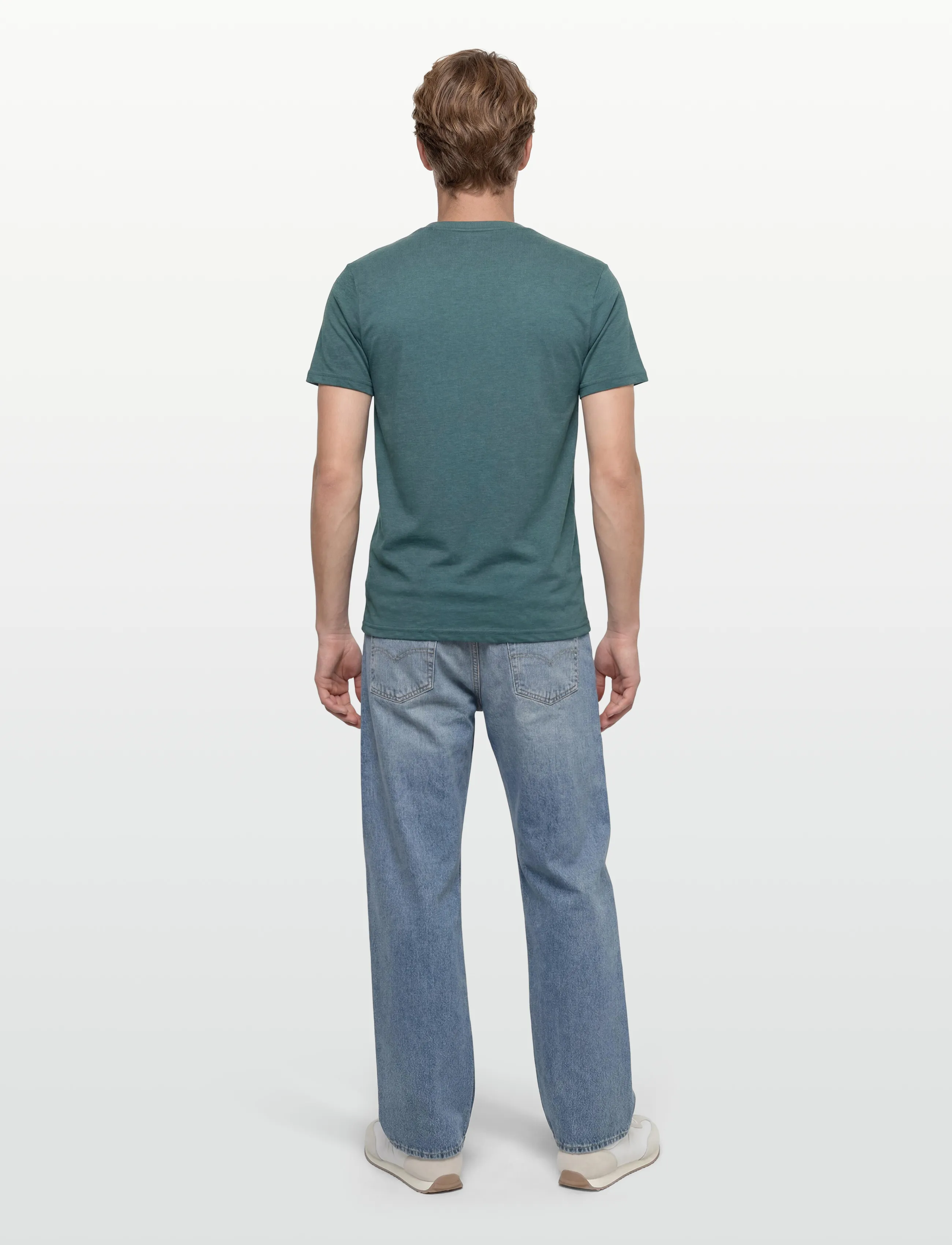 U.S. Polo Assn. - USPA T-Shirt V-Neck Cem Men - t-shirts à encolure en v - 19-4517tcx mediterranea melang - 4