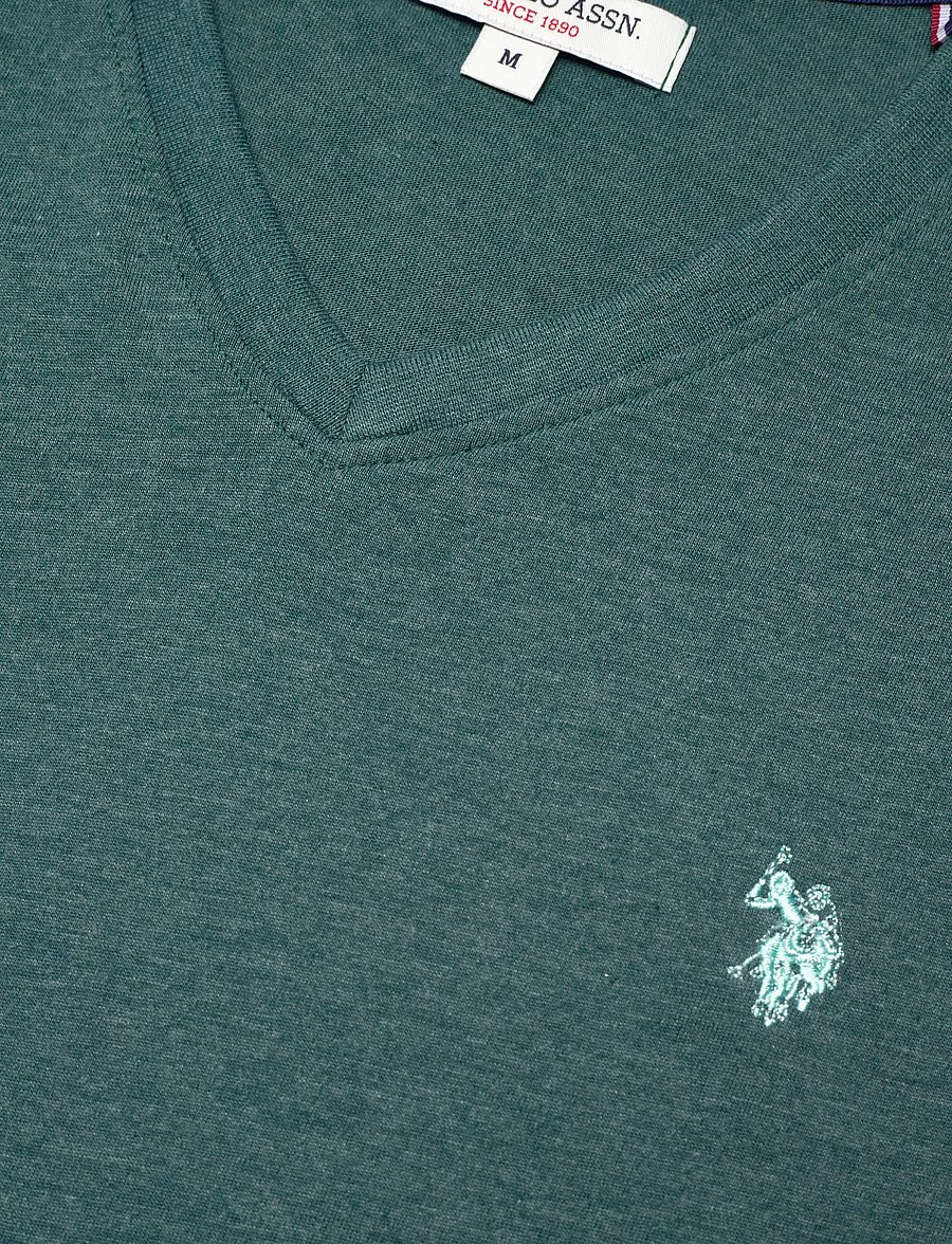 U.S. Polo Assn. - USPA T-Shirt V-Neck Cem Men - t-shirts à encolure en v - 19-4517tcx mediterranea melang - 5