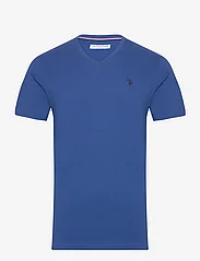 U.S. Polo Assn. - USPA T-Shirt V-Neck Cem Men - v-ringade t-shirts - monaco blue - 0