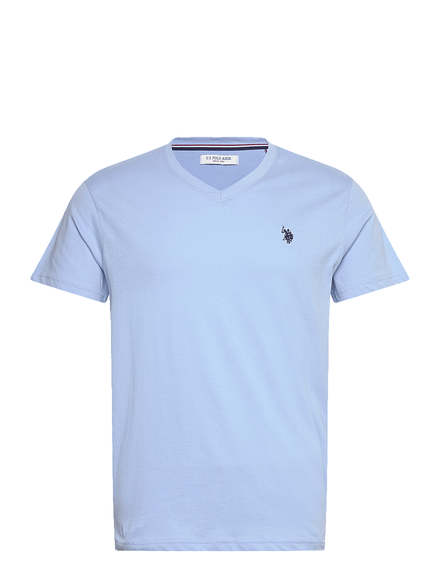 U.S. Polo Assn. - USPA T-Shirt V-Neck Cem Men - t-shirts mit v-ausschnitt - placid blue - 1