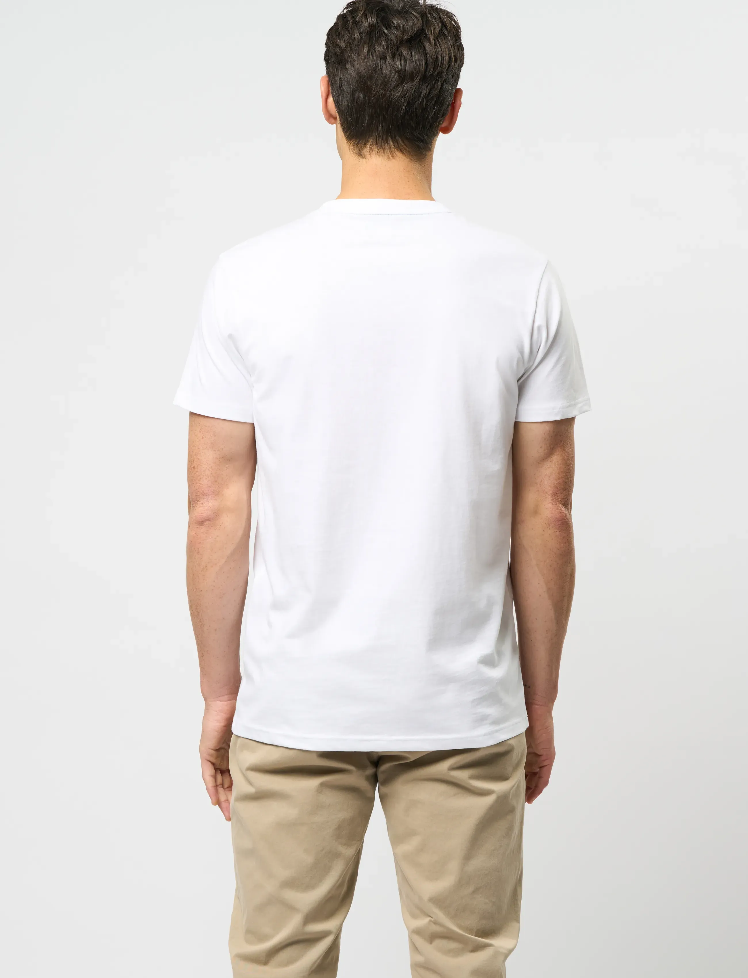 U.S. Polo Assn. - USPA T-Shirt V-Neck Cem Men - v-neck t-shirts - white - 3