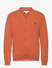 U.S. Polo Assn. - USPA Knit Cardigan Dolovan Men - megzti laisvalaikio drabužiai - bombay brown - 0