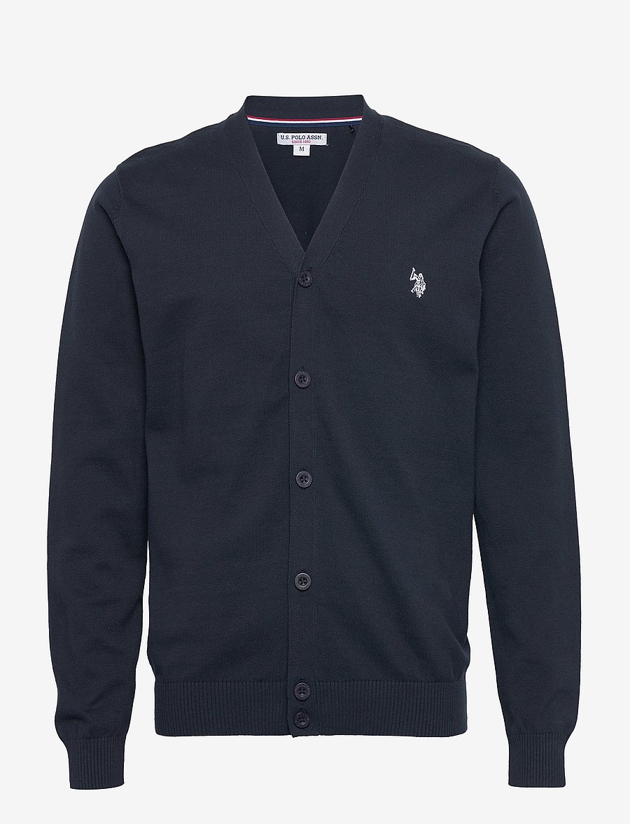 U.S. Polo Assn. - USPA Knit Cardigan Dolovan Men - strickjacken - dark sapphire - 0