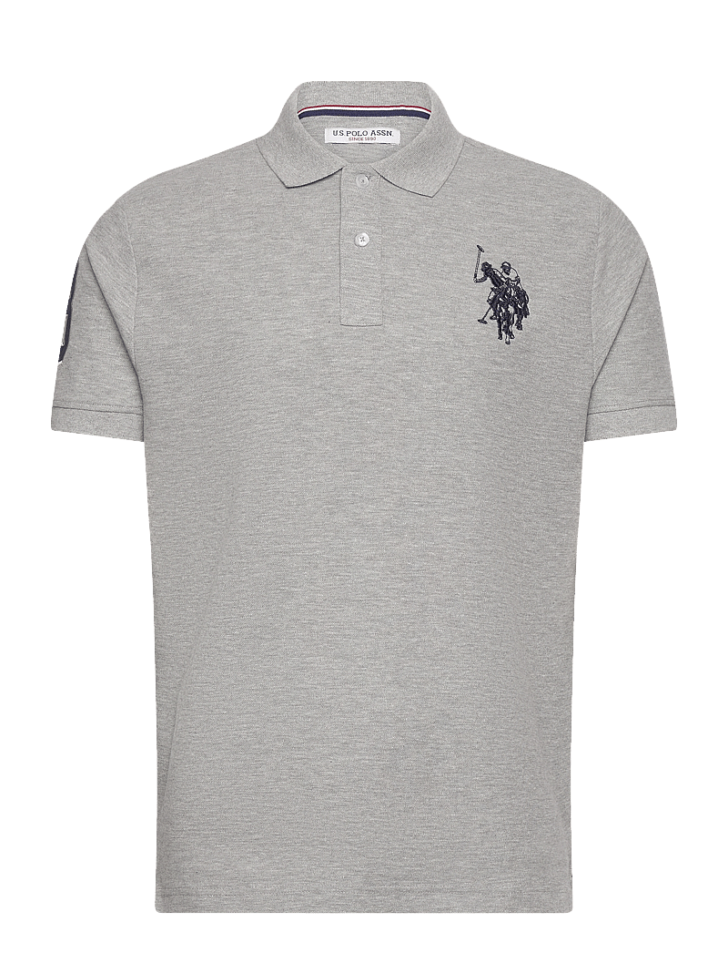 U.S. Polo Assn. - USPA Polo Alfredo Men - kortärmade pikéer - grey mel. - 0
