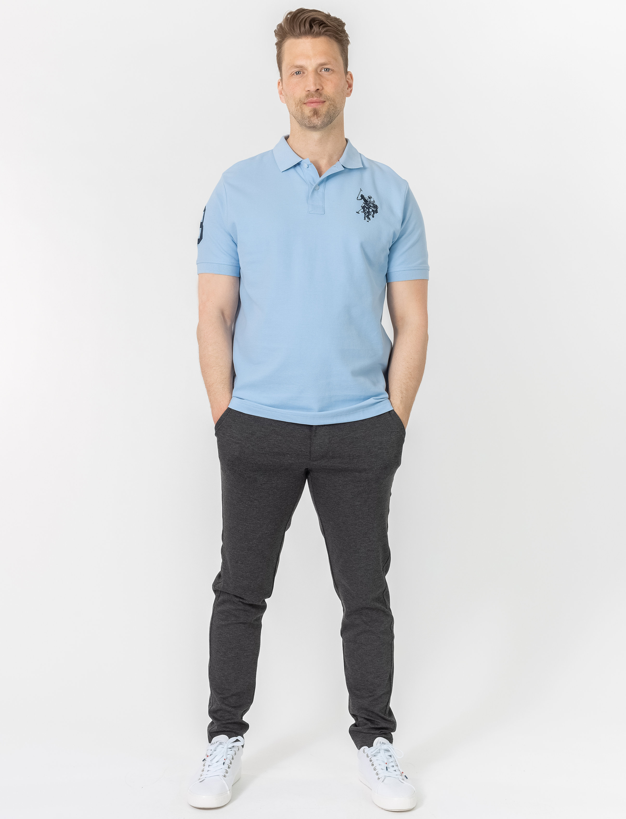 U.S. Polo Assn. - USPA Polo Alfredo Men - placid blue - 4