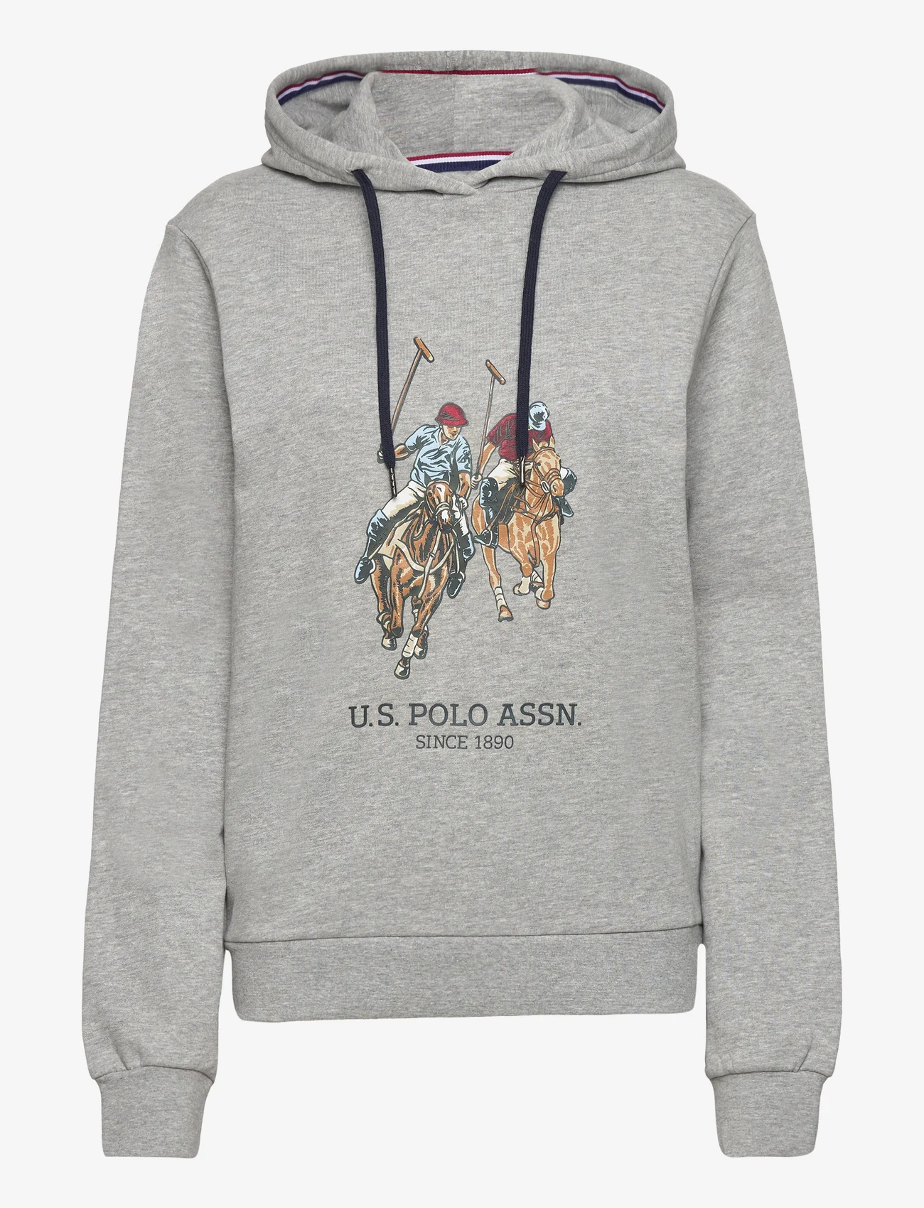U.S. Polo Assn. - USPA Hood Sweat Britta Women - huvtröja - greymelange - 0