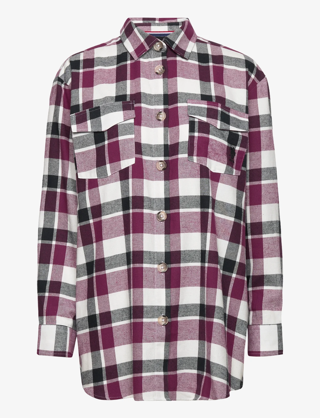 U.S. Polo Assn. - USPA Flannel Shirt Boa Women - langærmede skjorter - check - 0