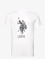 USPA T-Shirt Frederik Men - WHITE
