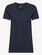 USPA T-shirt Cameline Women - DARK SAPPHIRE