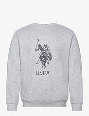 U.S. Polo Assn. - USPA Sweat O Neck Frejlev Men - laveste priser - greymelange - 0