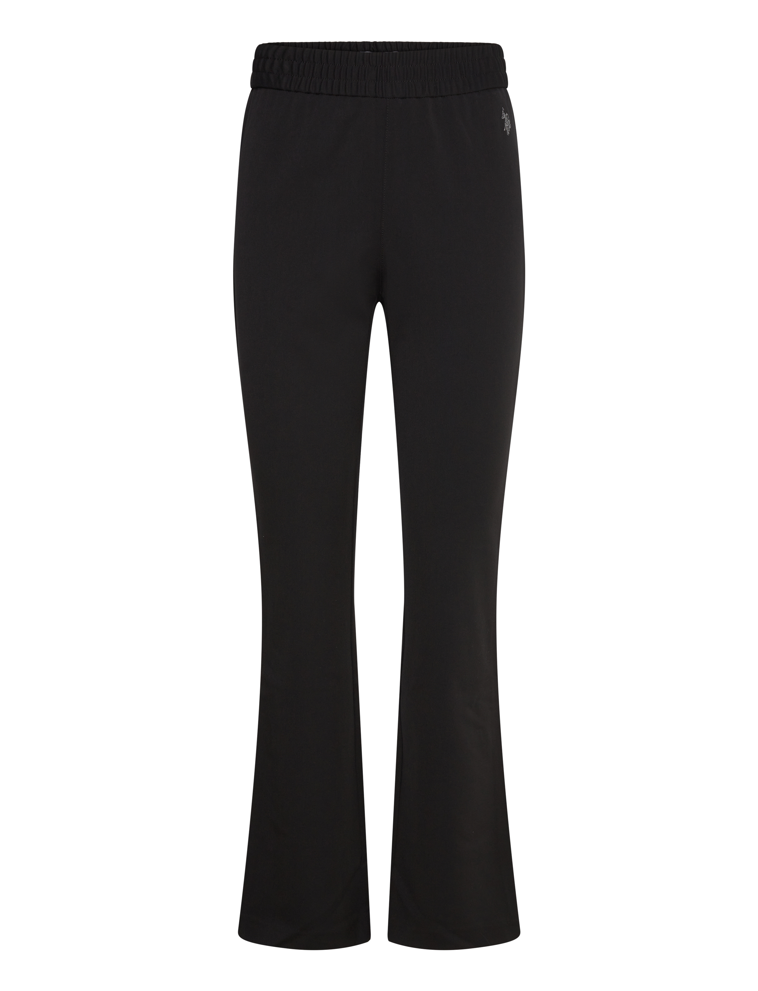 U.S. Polo Assn. LEA SL FLA PUL USP W PANTS - Kläder - 19-4004TCX TAP SHOE / black