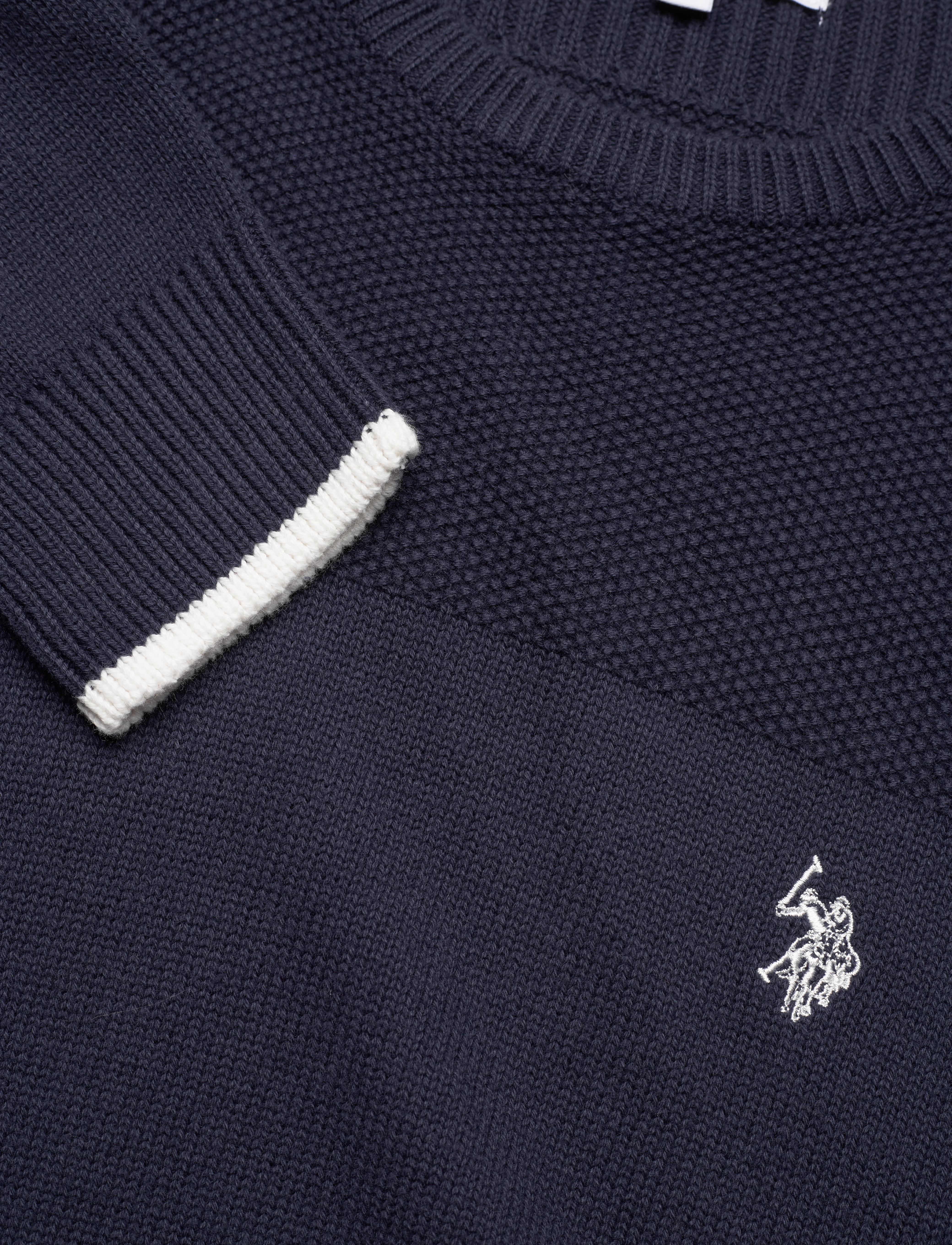 U.S. Polo Assn. - Gerluf reg cot USPA M KNIT - dark sapphire - 2