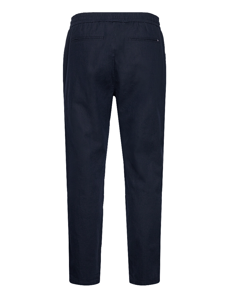 U.S. Polo Assn. - IVAN reg lin cot USPA M PANTS - lininės kelnės - dark sapphire - 1