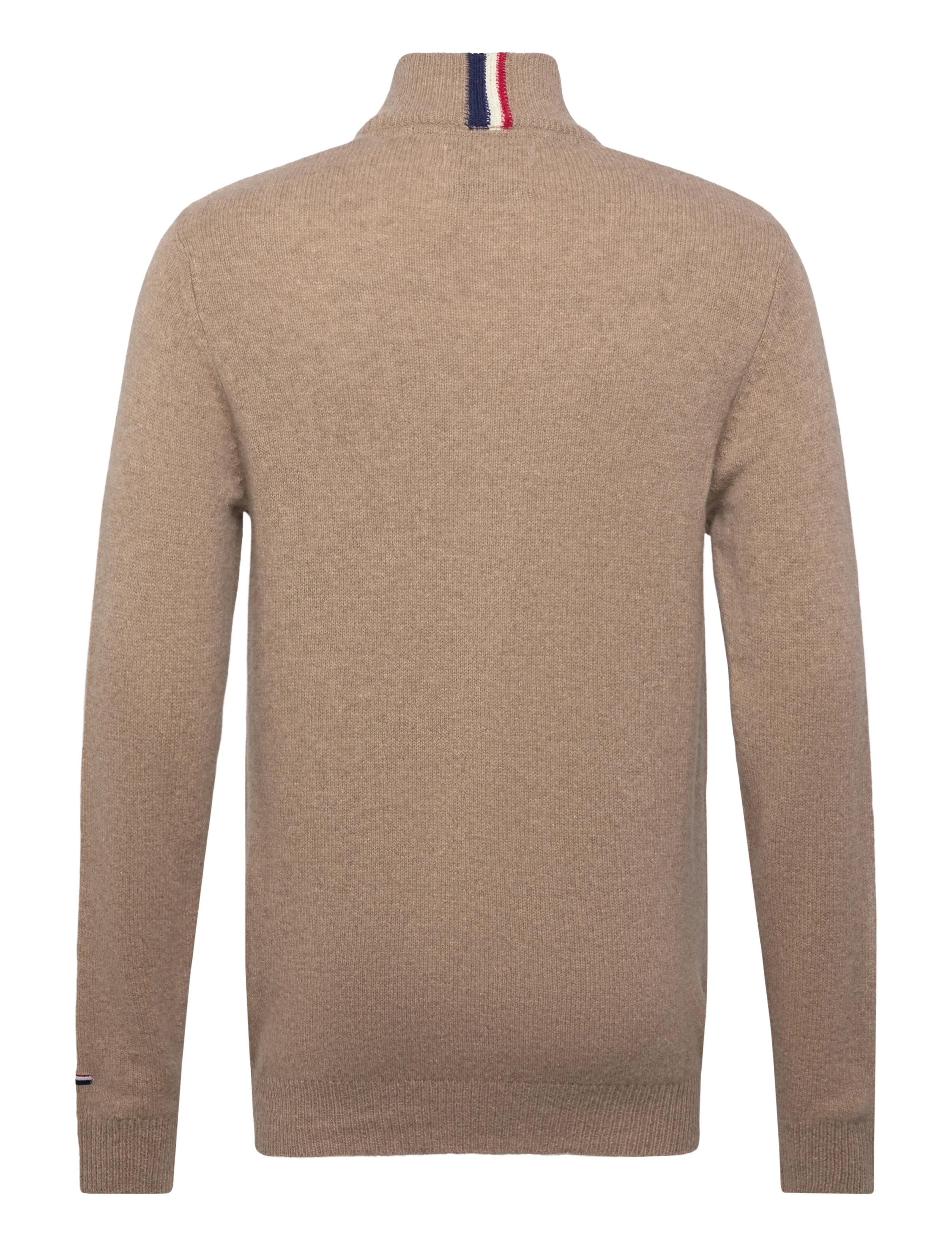U.S. Polo Assn. - KEVIN REG LW HZ USPA M KNIT - halfzip strik - brown mÉlange - 1