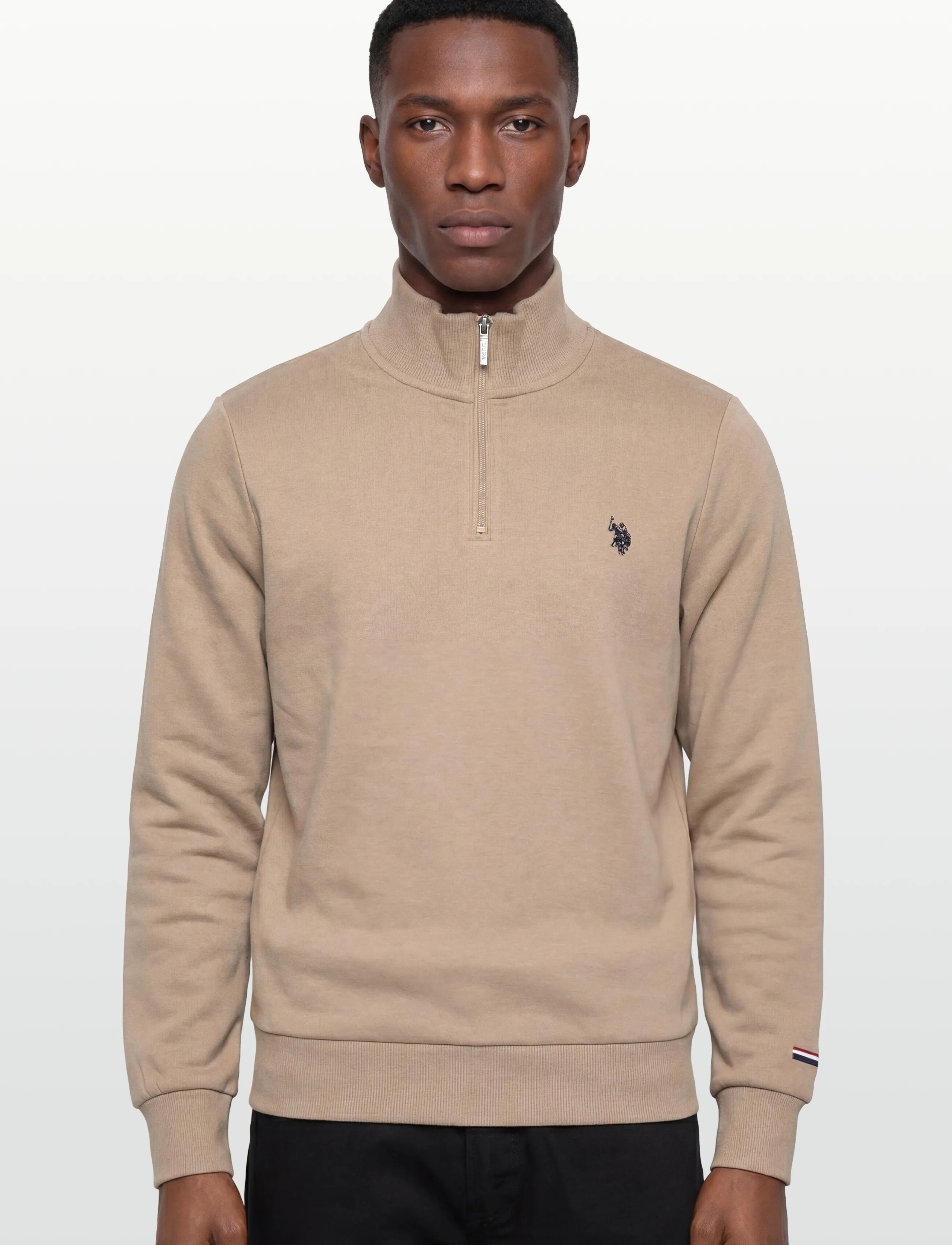 U.S. Polo Assn. - KURT REG HZ USPA M SWEAT - kollektioner - 16-1104tcx crockery - 3