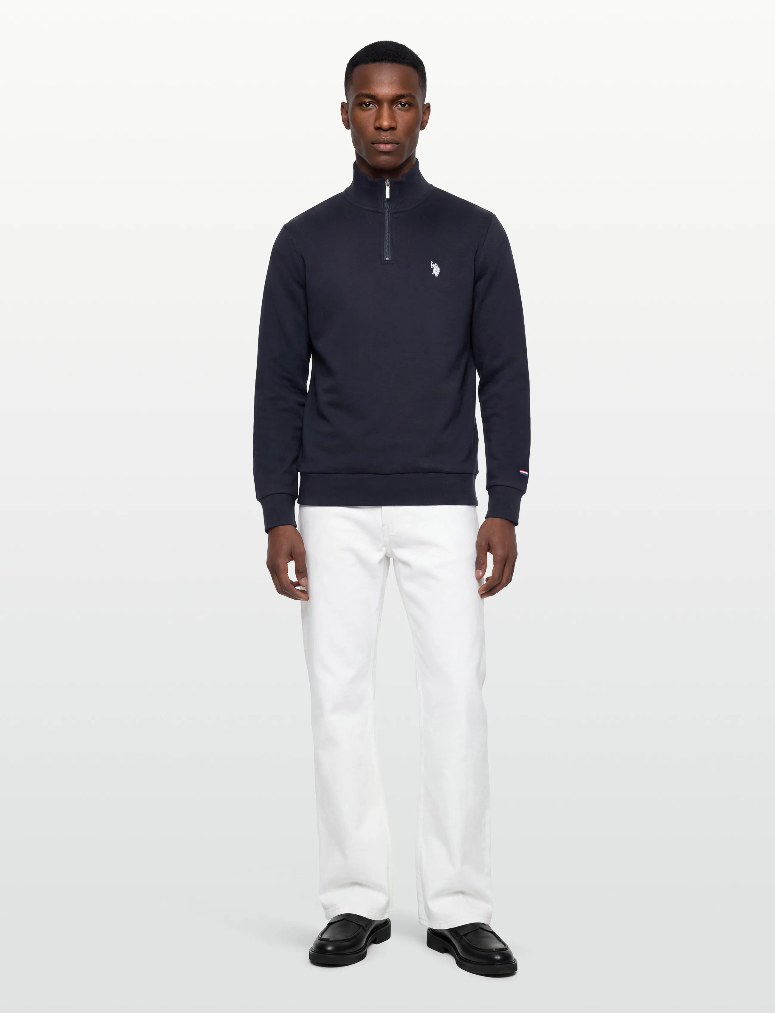 U.S. Polo Assn. KURT REG HZ USPA M SWEAT - Kleidung - DARK SAPPHIRE / navy