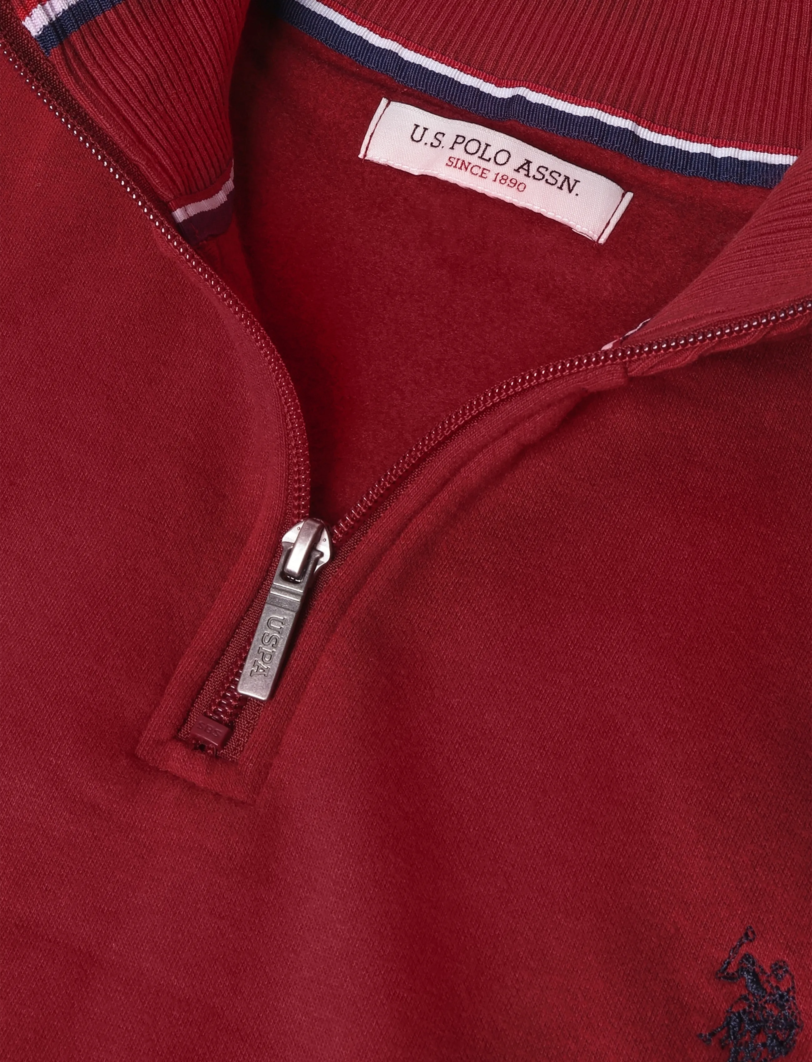 U.S. Polo Assn. - KURT REG HZ USPA M SWEAT - dressipluusid - tibetan red - 2