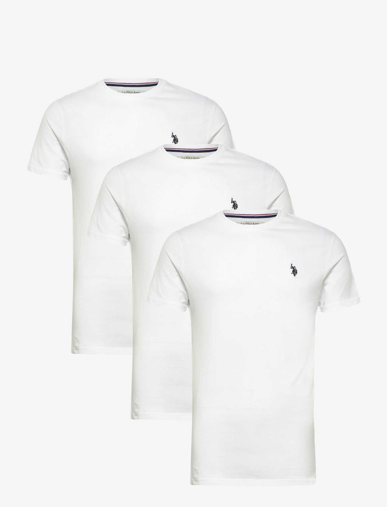 U.S. Polo Assn. - USPA T-Shirt Arjun 3-Pack - t-shirts im multipack - 11-0601tcx white - 0