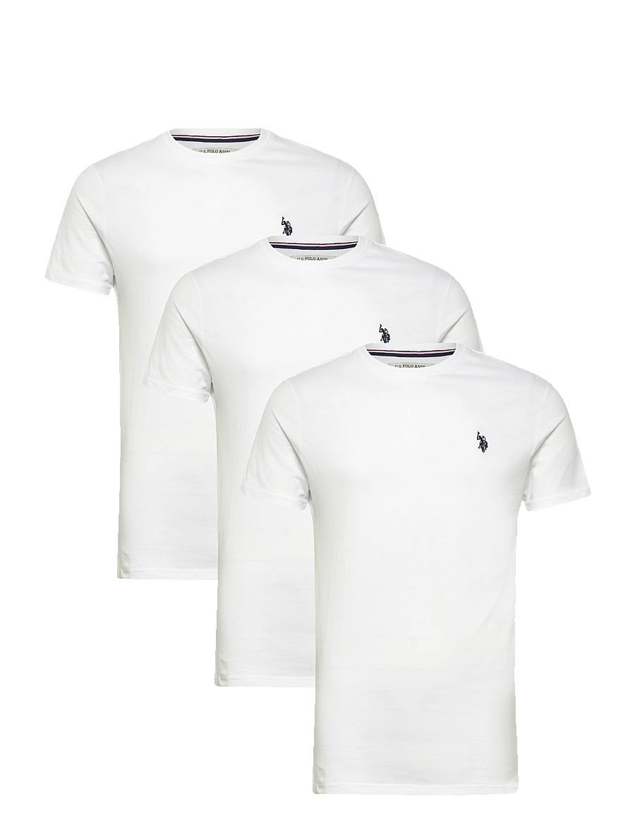 U.S. Polo Assn. - USPA T-Shirt Arjun 3-Pack - t-shirts im multipack - 11-0601tcx white - 0