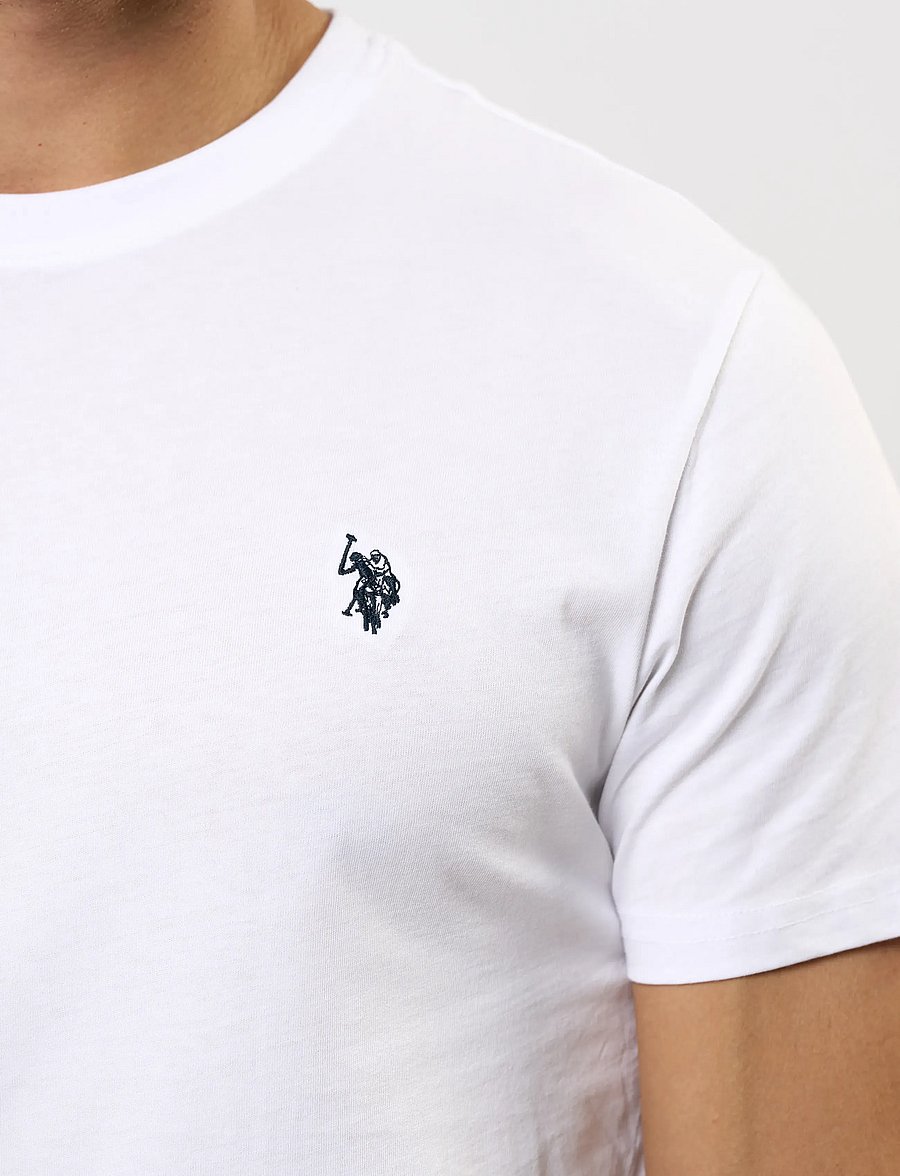 U.S. Polo Assn. - USPA T-Shirt Arjun 3-Pack - multipack t-shirts - 11-0601tcx white - 5
