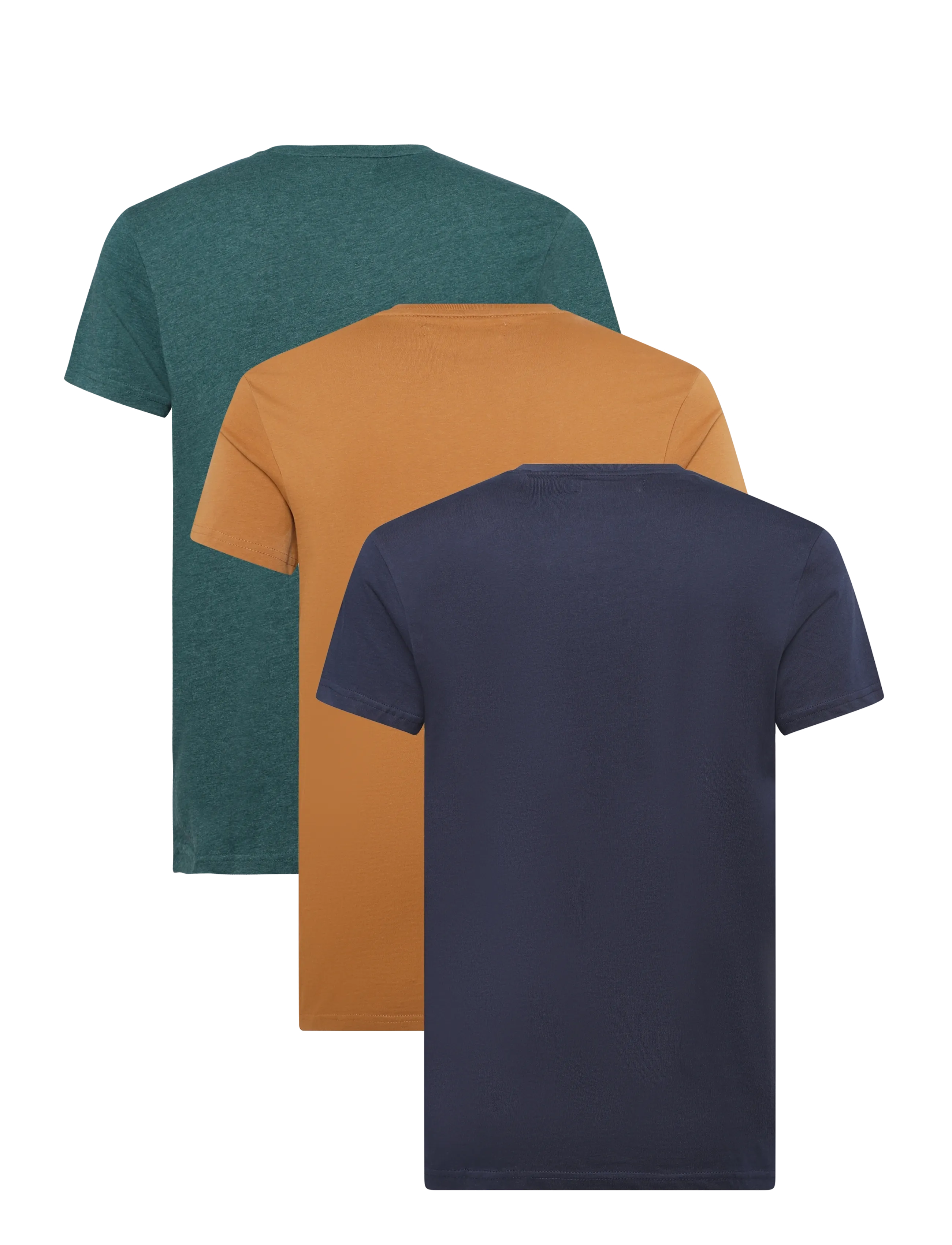U.S. Polo Assn. - USPA T-Shirt Arjun 3-Pack - höstkläder - darksap/brownsugar/rainformel - 1