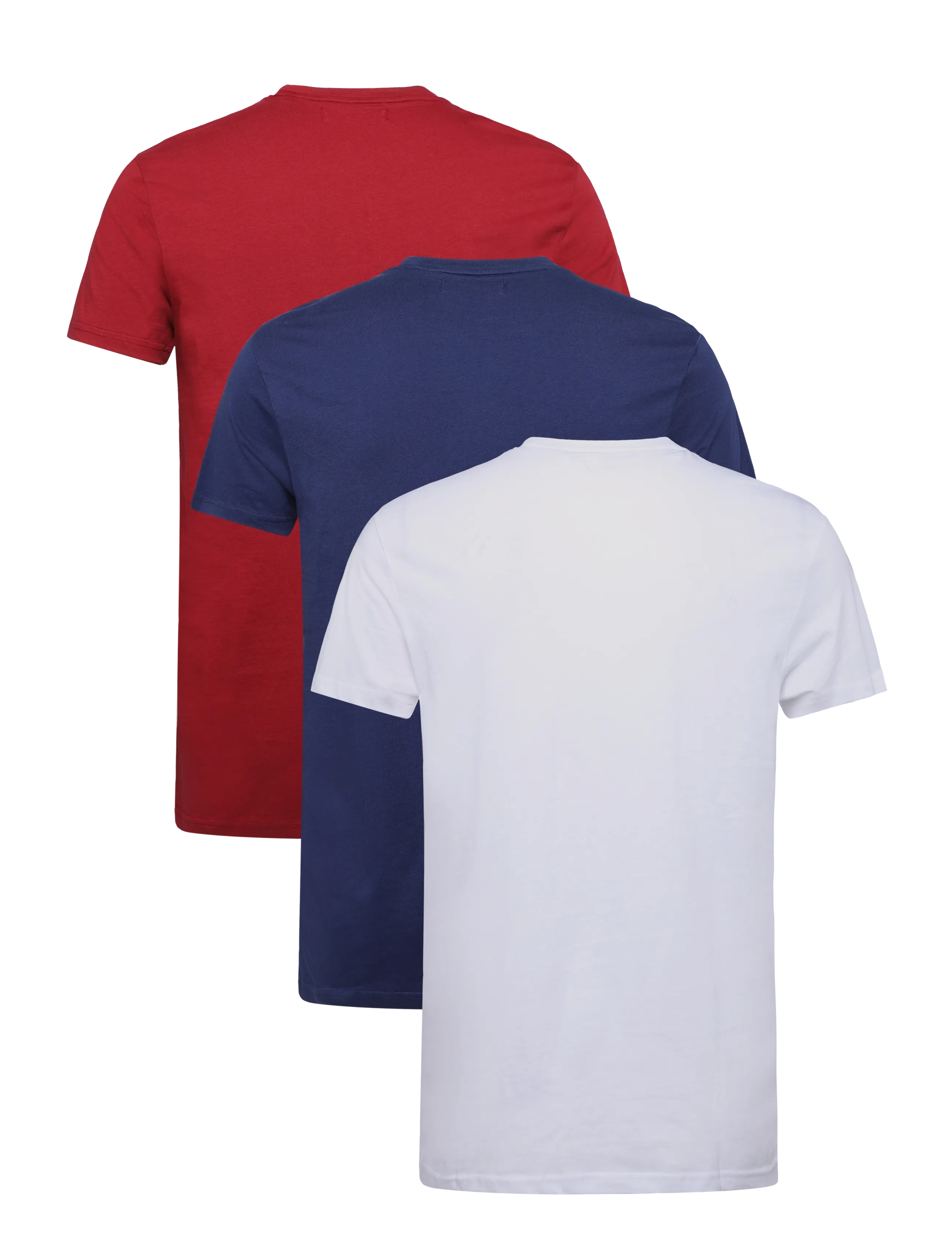 U.S. Polo Assn. - USPA T-Shirt Arjun 3-Pack - höstkläder - white/medivalblue/tibetanred - 1