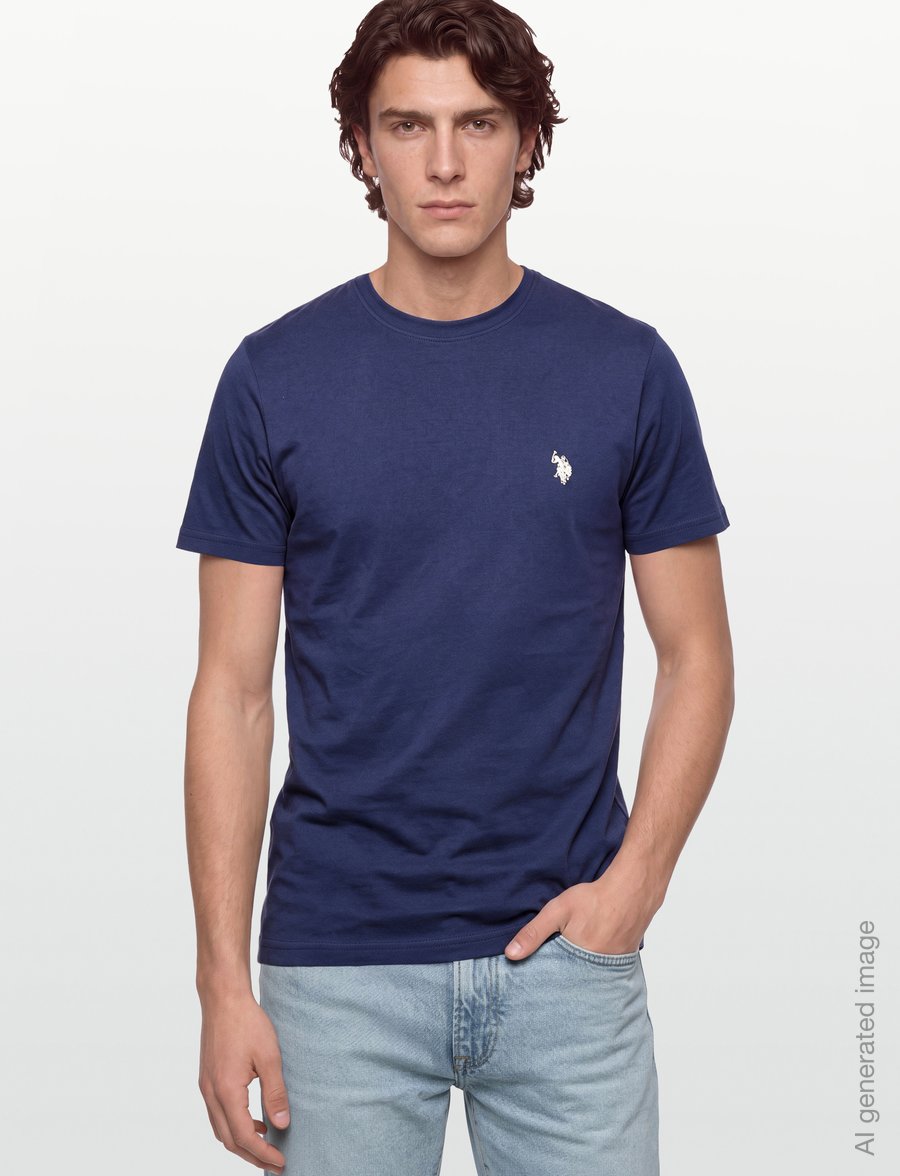U.S. Polo Assn. - USPA T-Shirt Arjun 3-Pack - t-shirts im multipack - white/medivalblue/tibetanred - 3