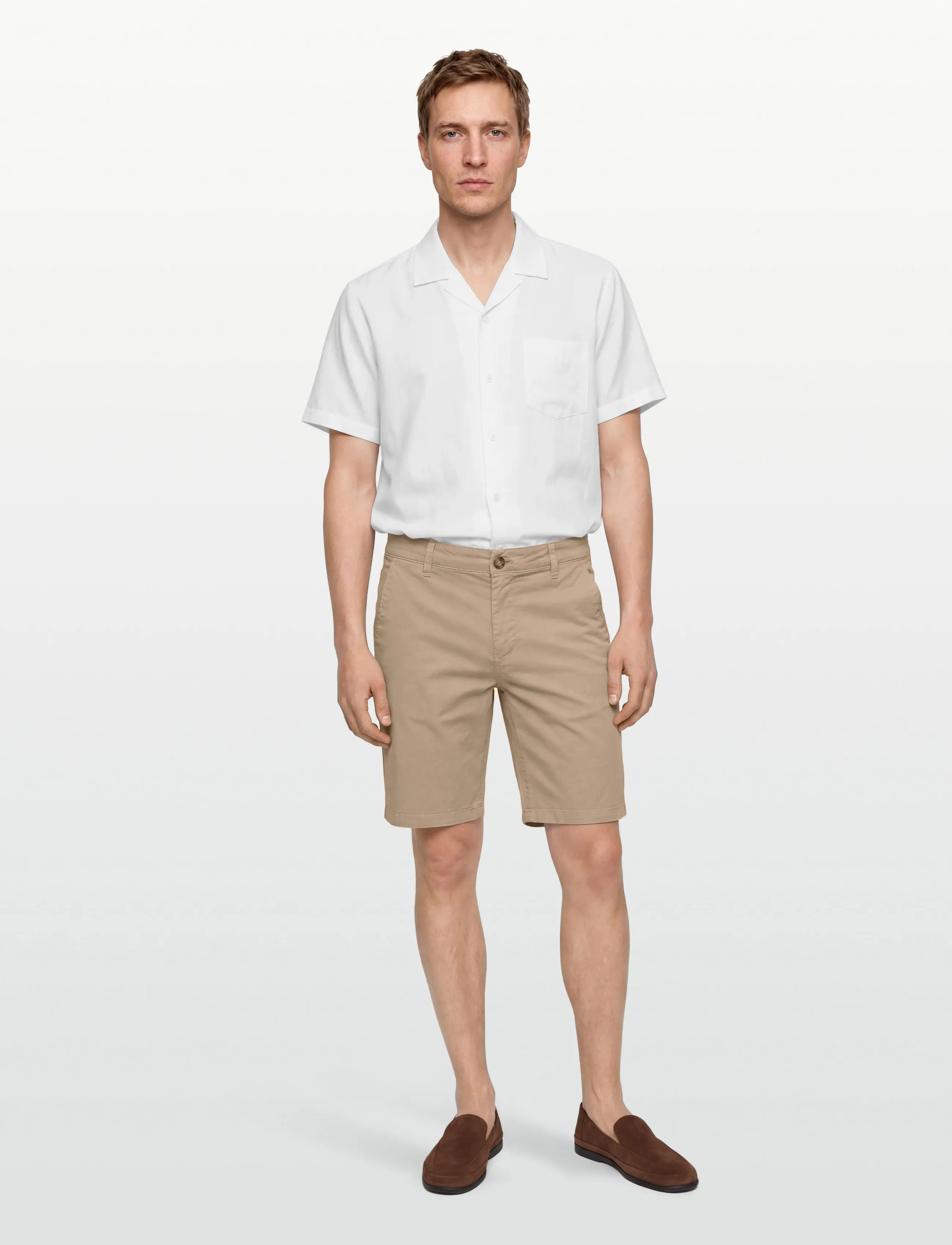 U.S. Polo Assn. LASSE REG USPA M SHORTS - Chinos shorts - CROCKERY / beige