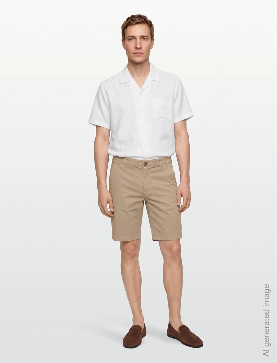 U.S. Polo Assn. - LASSE REG USPA M SHORTS - chinos shorts - crockery - 0