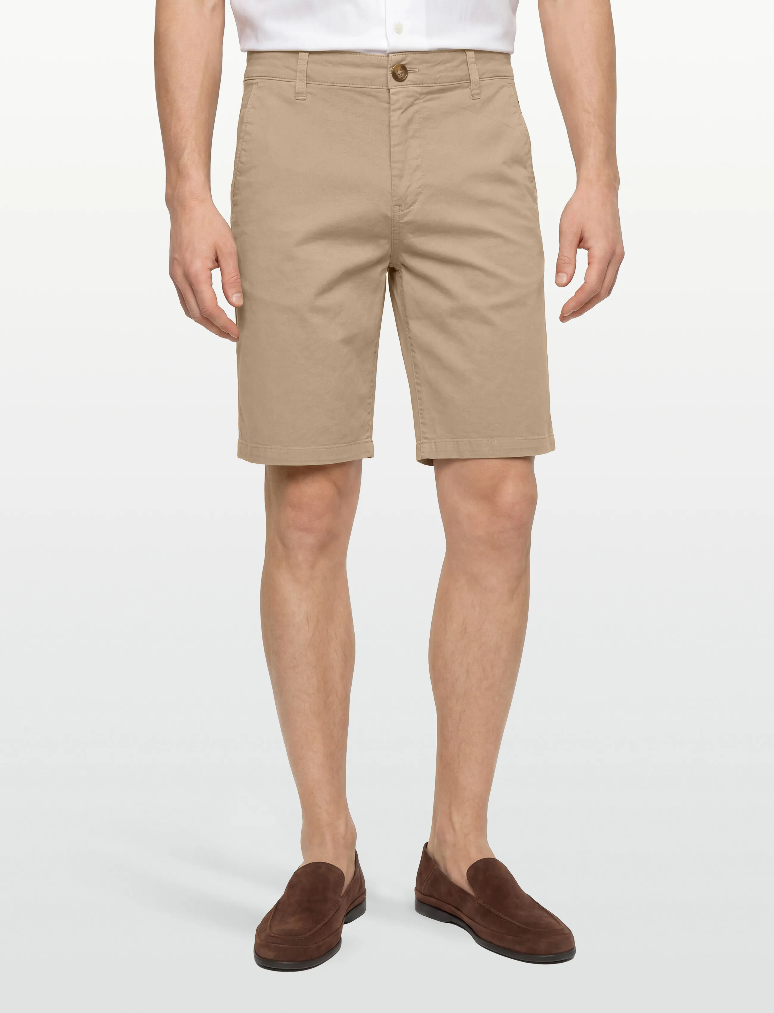 U.S. Polo Assn. - LASSE REG USPA M SHORTS - chino lühikesed püksid - crockery - 3