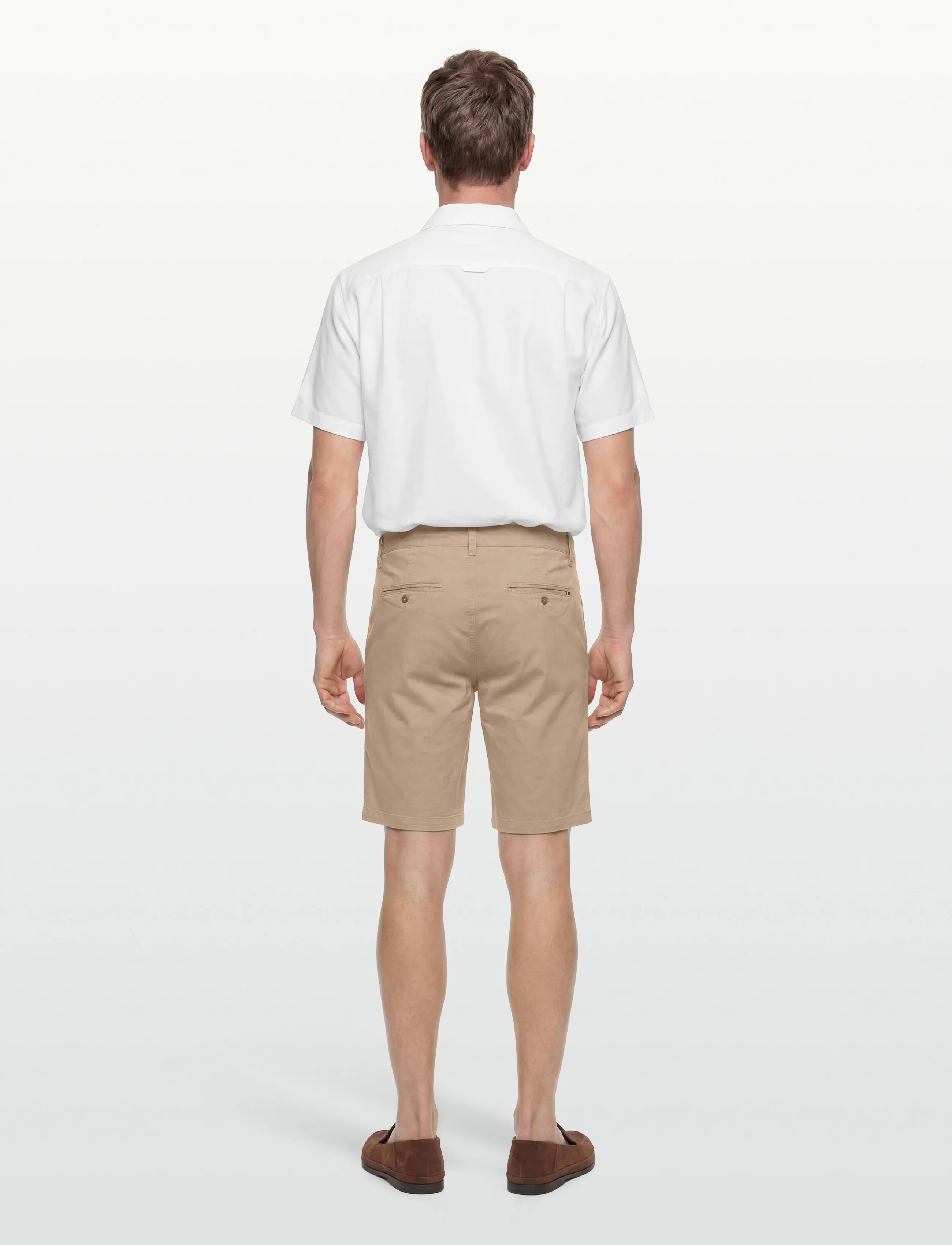 U.S. Polo Assn. - LASSE REG USPA M SHORTS - chino lühikesed püksid - crockery - 4