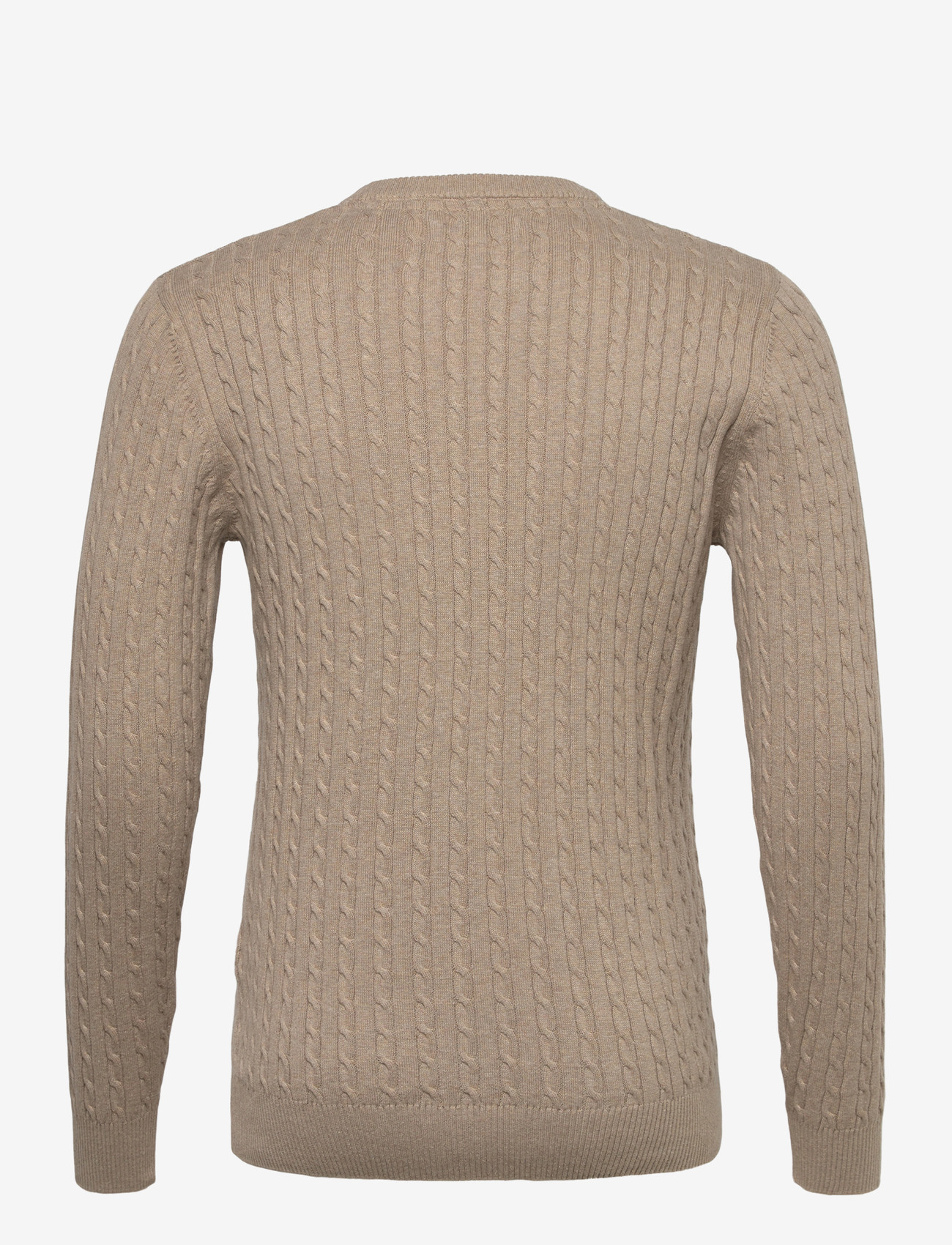 U.S. Polo Assn. - MADS REG COT USPA M KNIT - rund hals - 16-1104tcx crockery melange - 2
