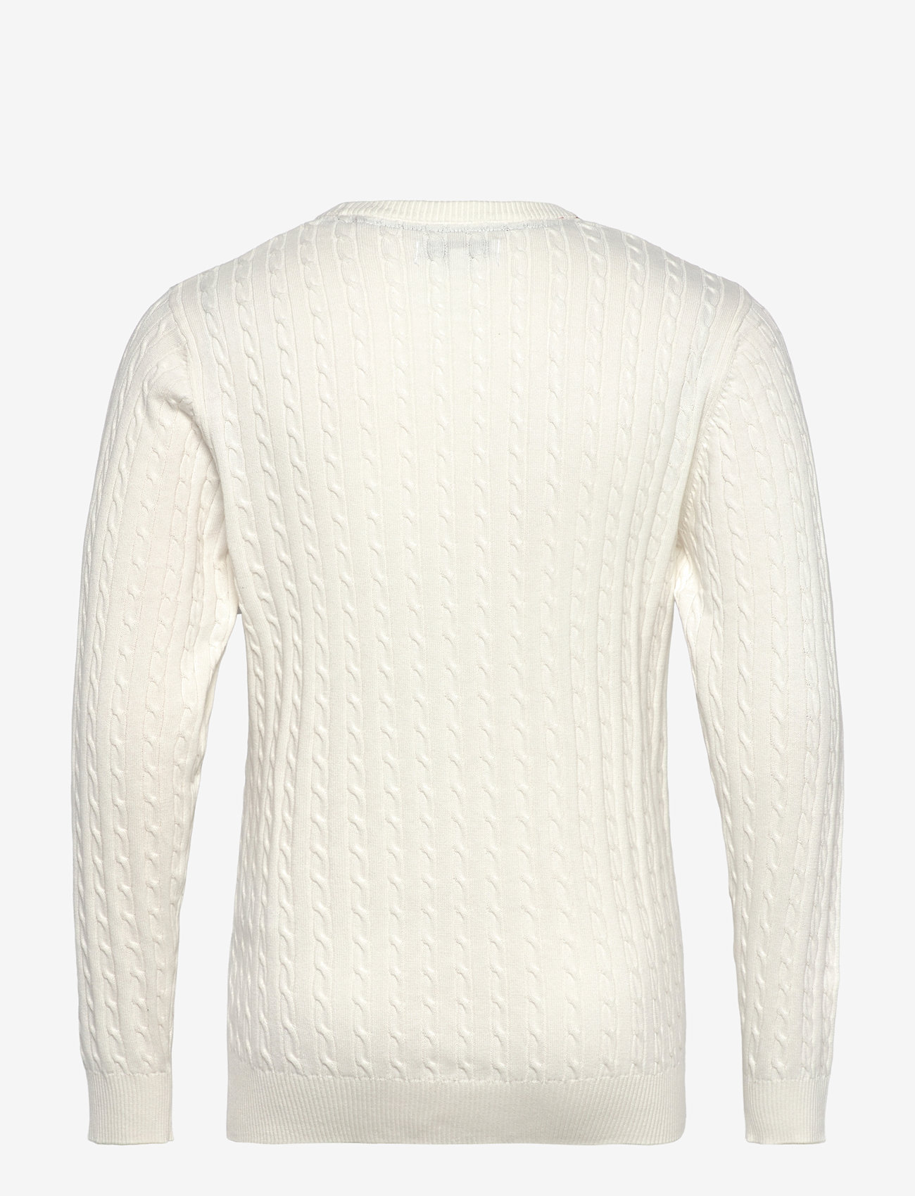 U.S. Polo Assn. - MADS REG COT USPA M KNIT - Ümmarguse kaelusega kudumid - cloud dancer - 1